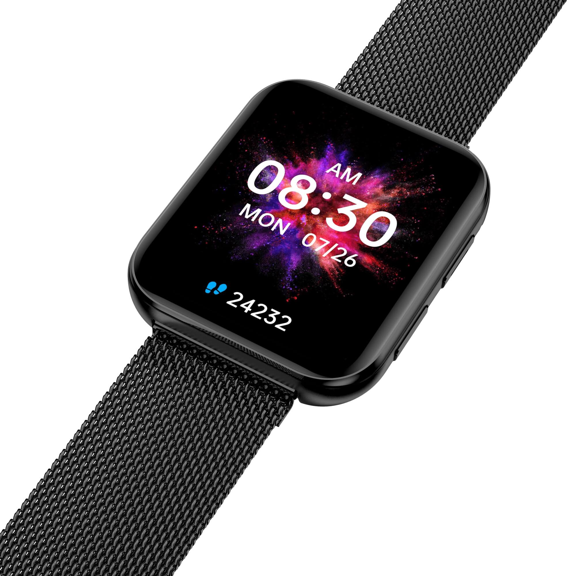 Garett GRC MAXX smartwatch nero acciaio AMOLED