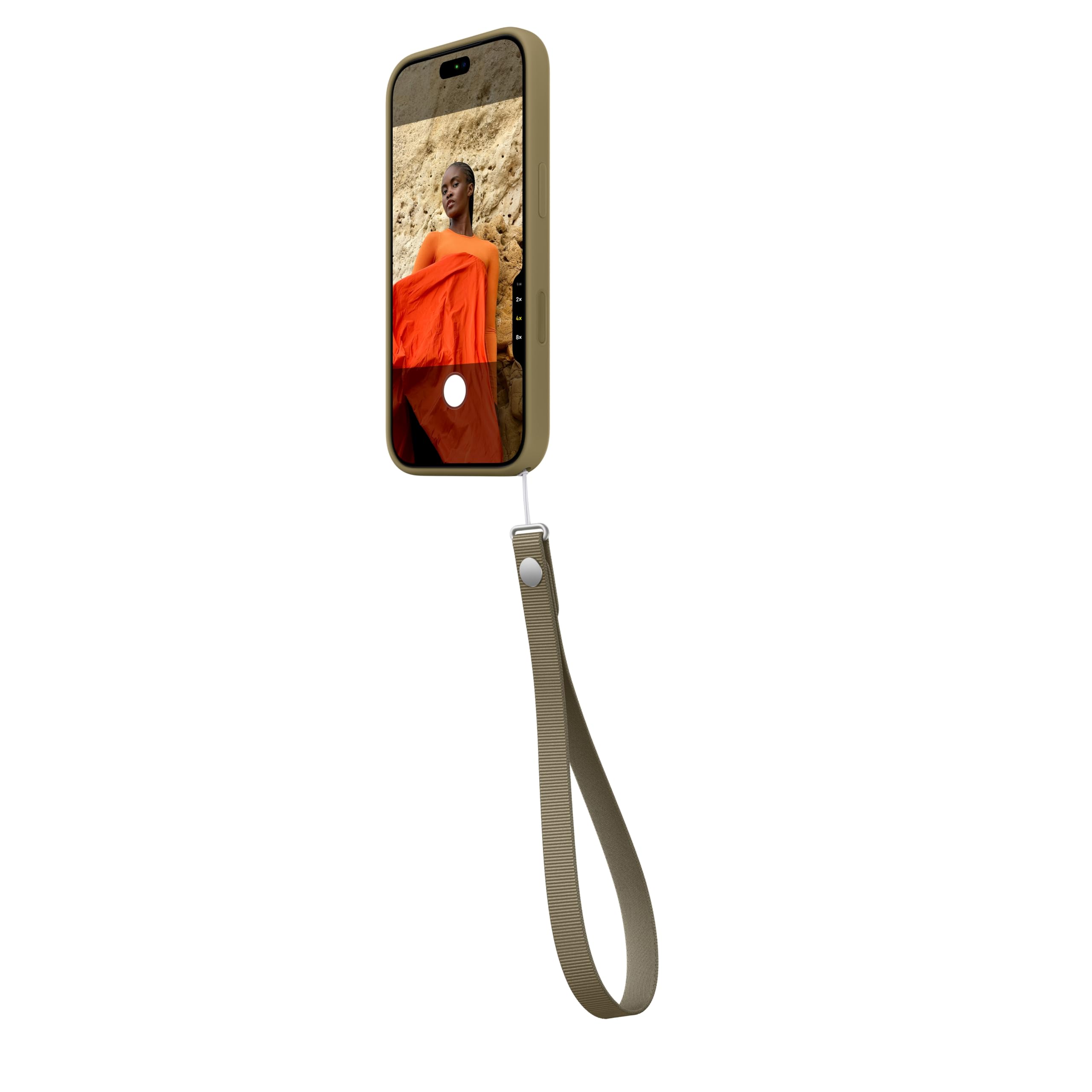 Apple laccetto da polso oliva tessuto riciclato