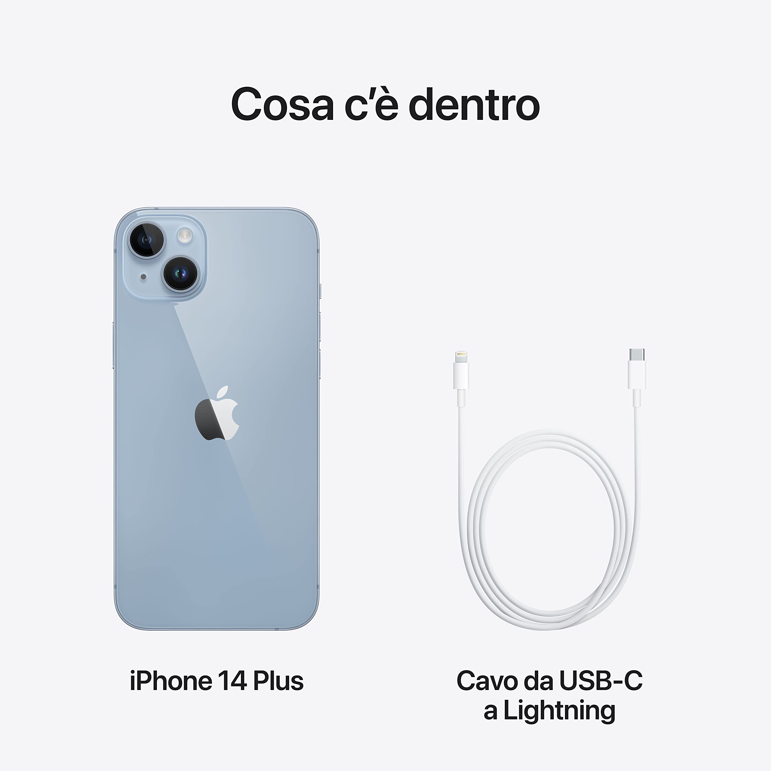 Apple iPhone 14 Plus 128 GB smartphone azzurro 5G