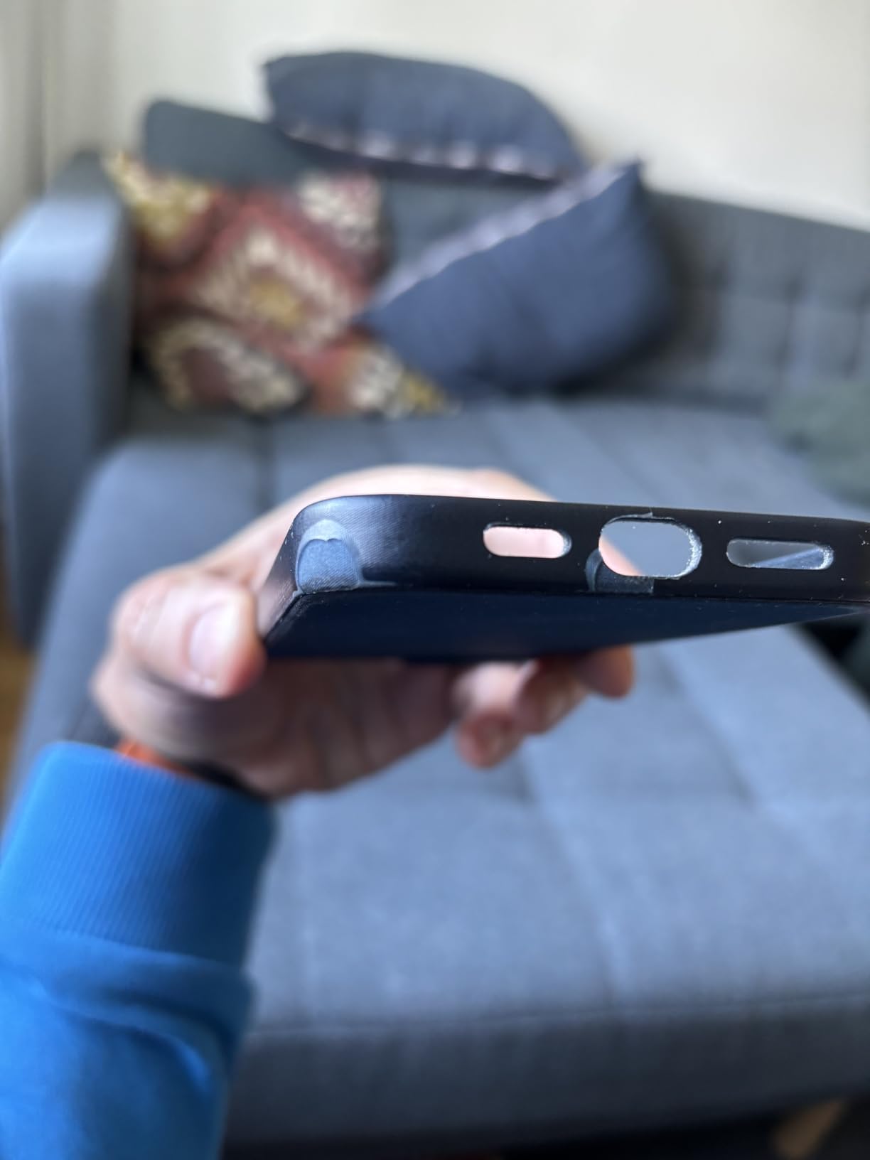 Apple FineWoven iPhone 15 Plus custodia Blu Pacifico