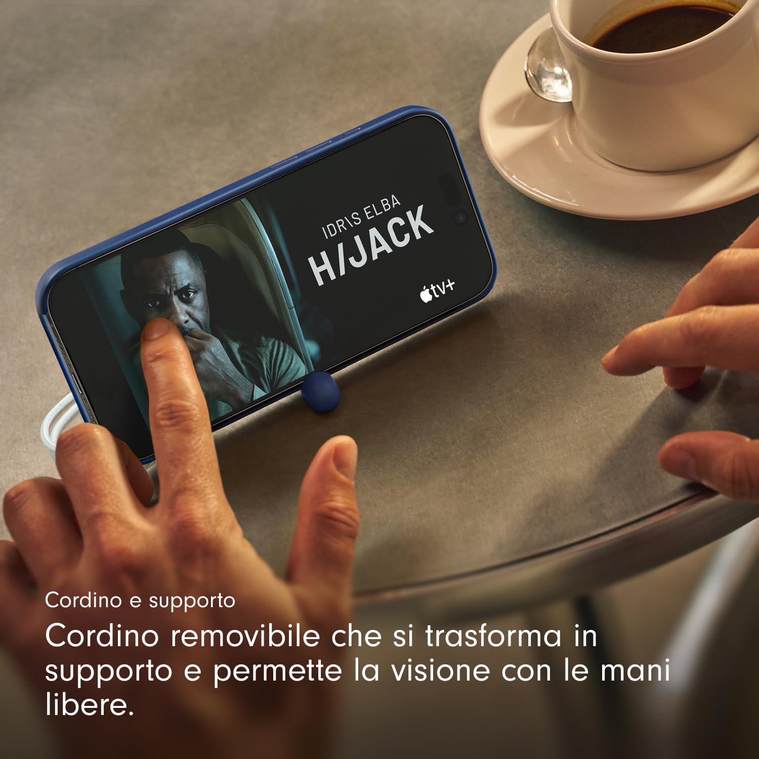 Beats Custodia iPhone 17 Pro Max MagSafe Blu roccia madre