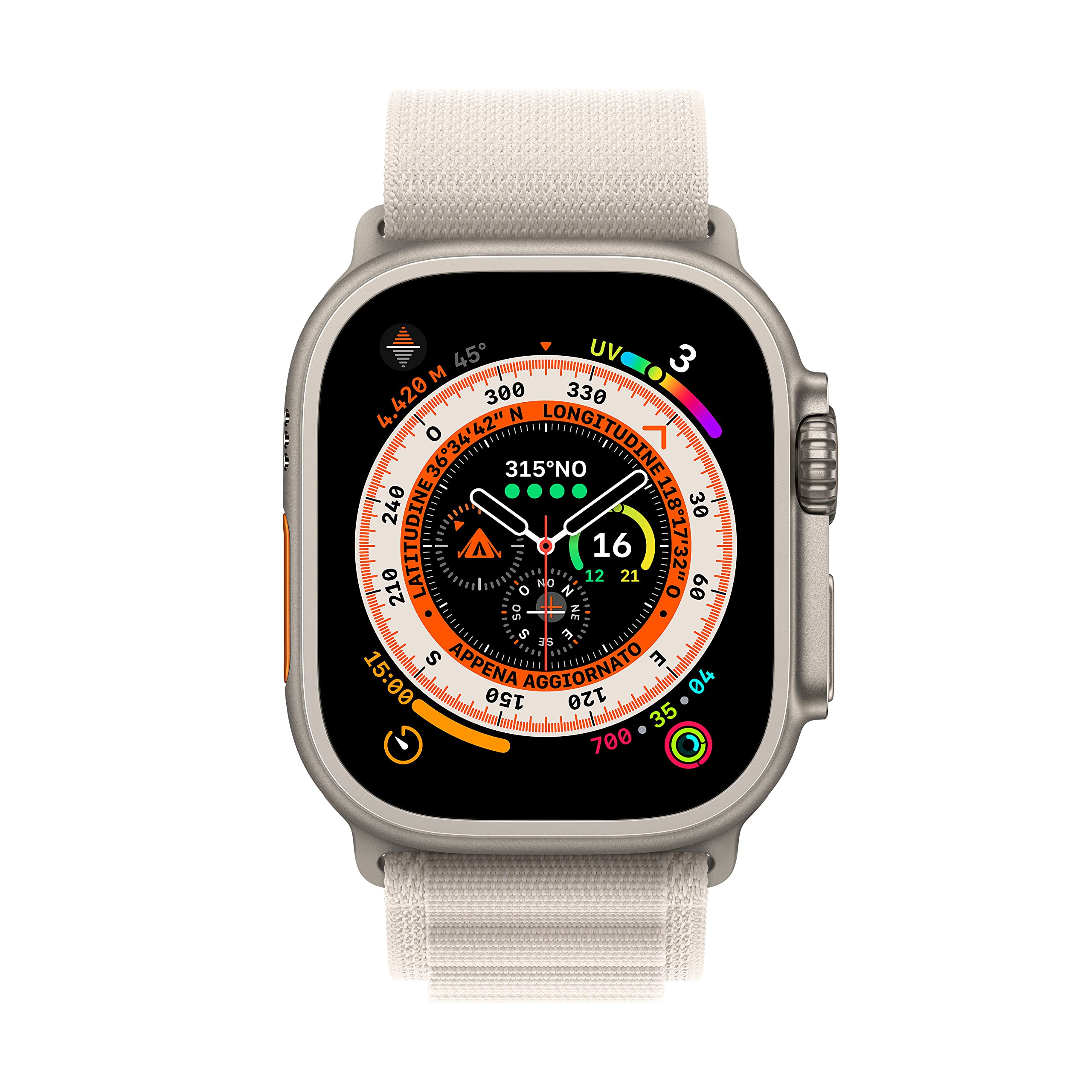 Apple Watch Ultra 49mm Smartwatch Titanio Alpine Loop