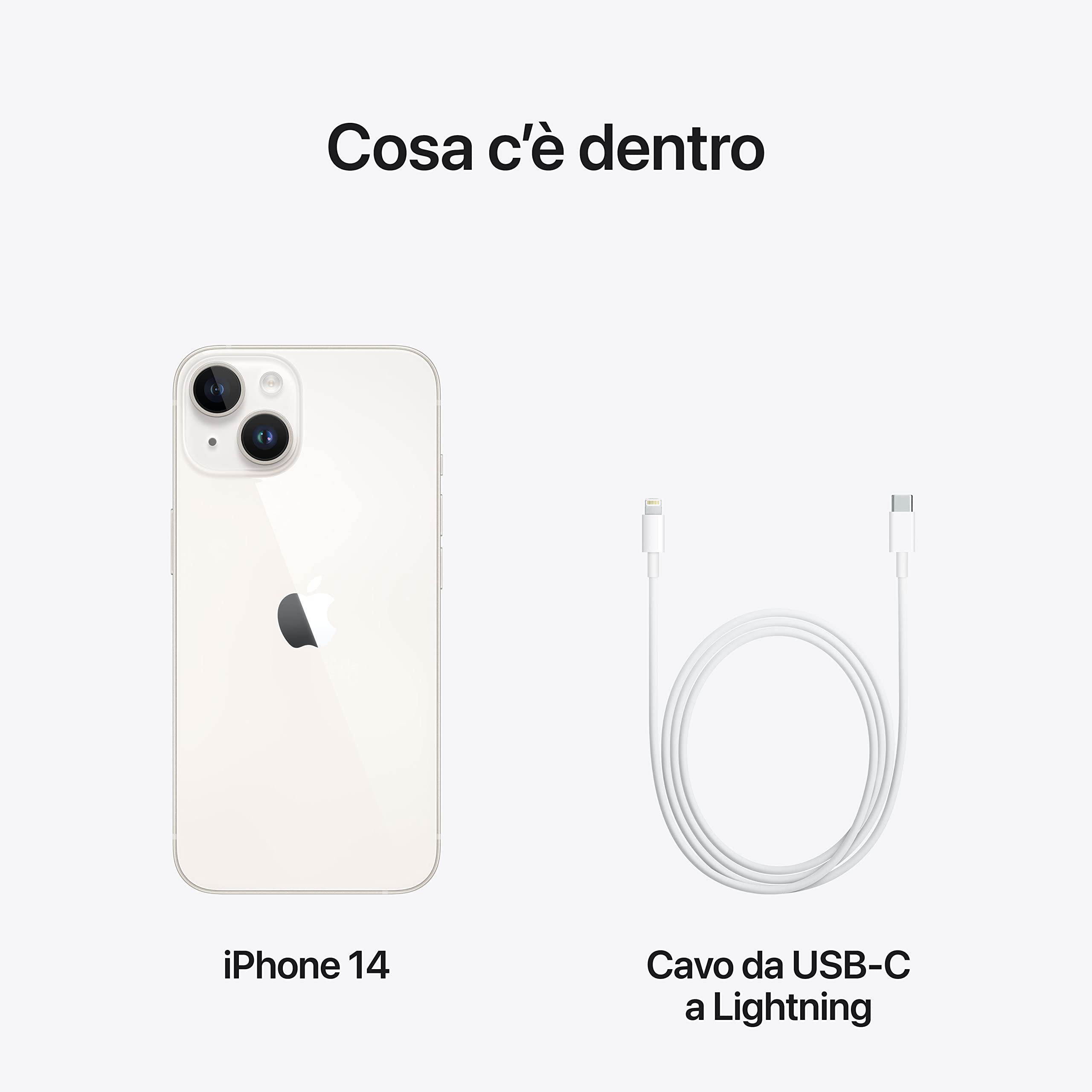 Apple iPhone 14 smartphone 128 GB Galassia 5G