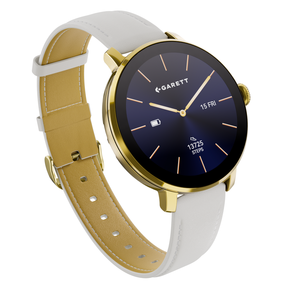 Garett Muse Steel Gold smartwatch oro AMOLED