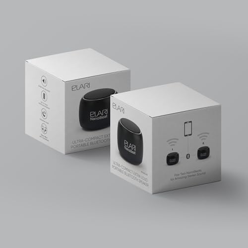 Elari NanoBeat altoparlante bluetooth nero con microfono stereo