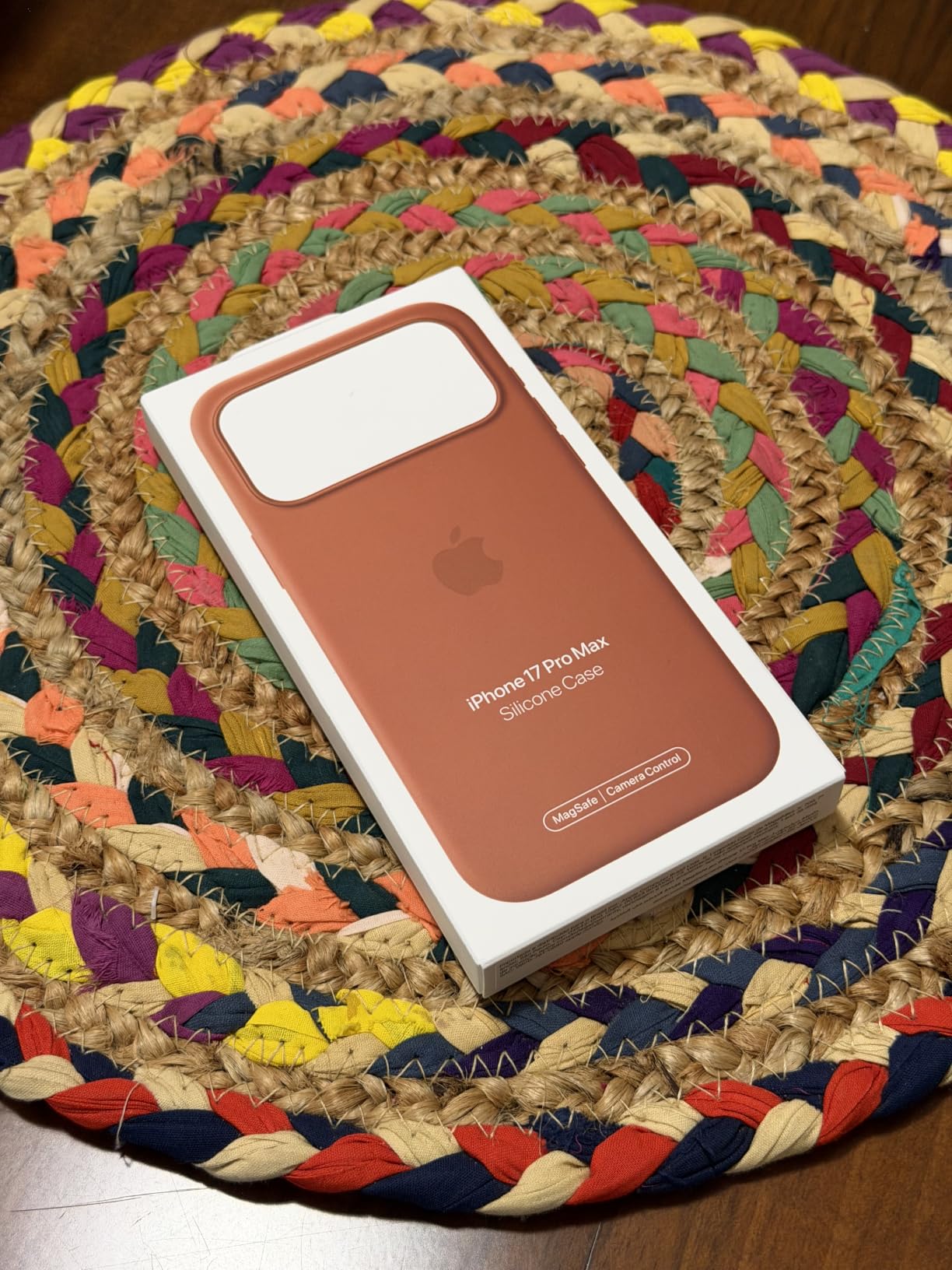 Apple Custodia Silicone iPhone 17 Pro Max Arancione MagSafe
