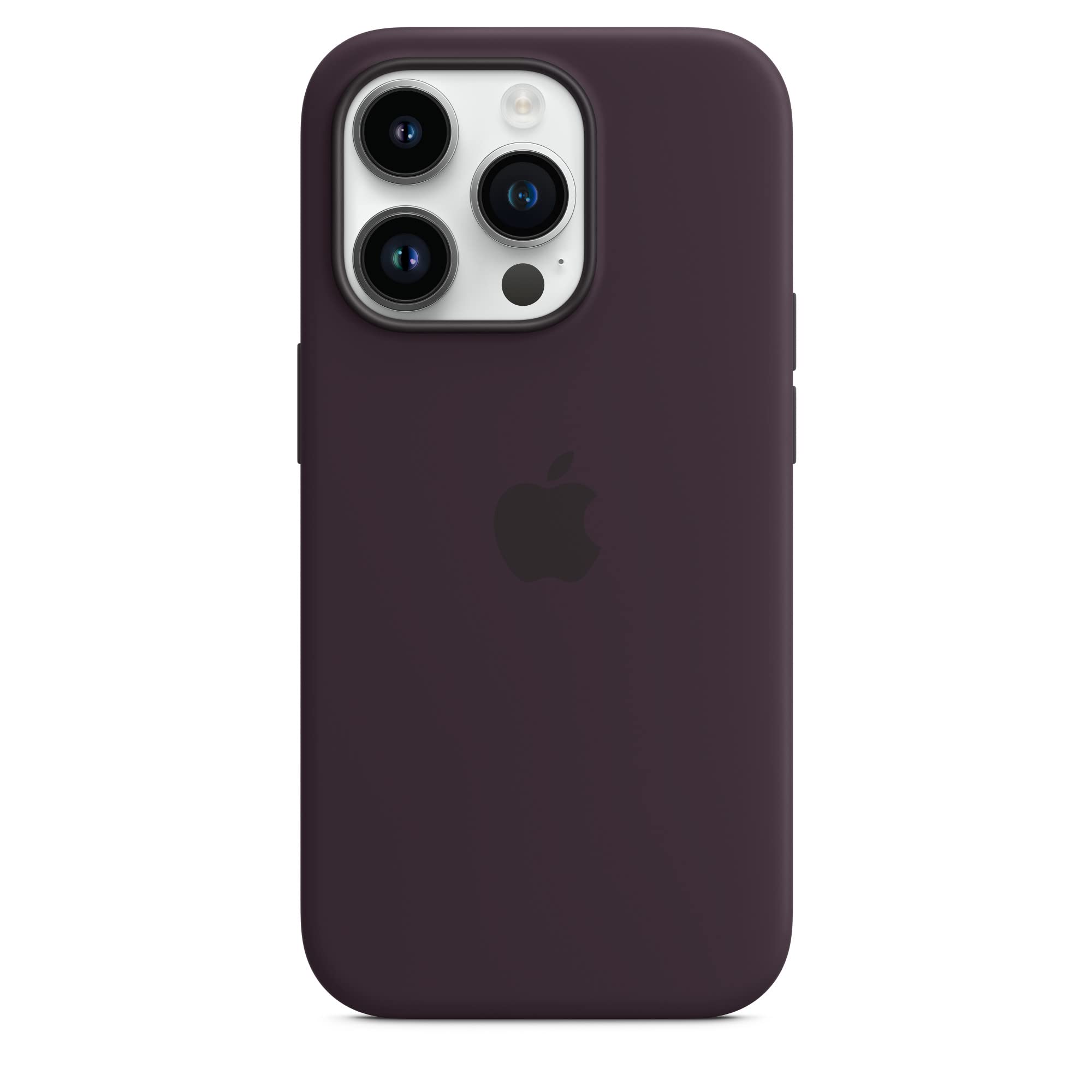 Apple custodia silicone MagSafe iPhone 14 Pro viola sambuco