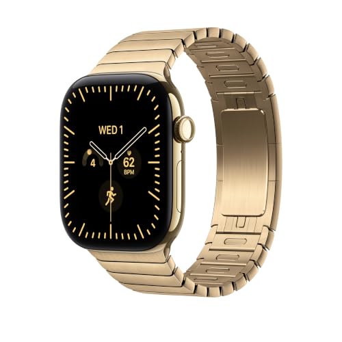 Apple Watch Bracciale a maglie 46 mm cinturino oro brillante acciaio
