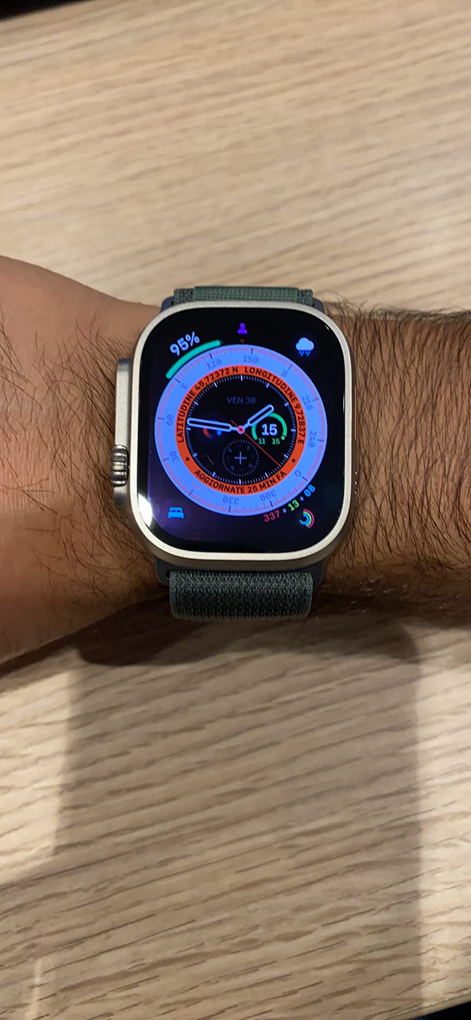 Apple Watch Ultra 49mm Smartwatch Titanio Alpine Loop