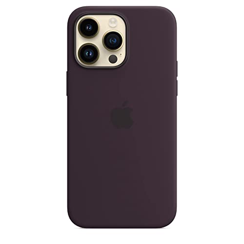 Apple custodia silicone MagSafe iPhone 14 Pro Max viola sambuco