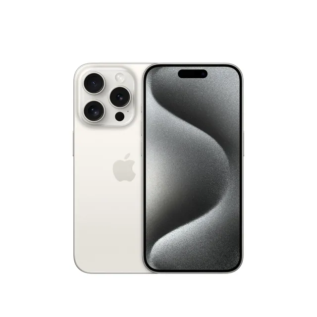 Apple iPhone 15 Pro 128 GB smartphone Titanio Bianco