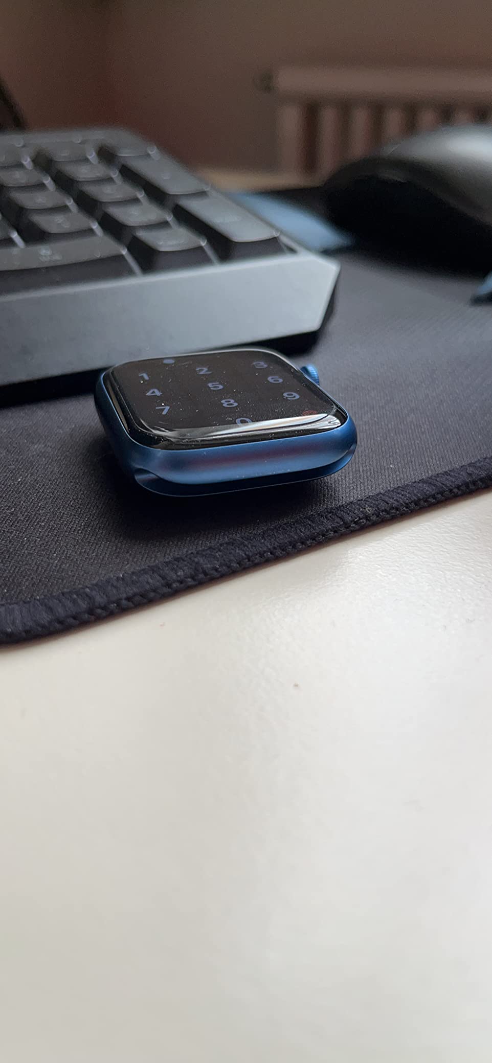 Apple Watch Series 7 smartwatch 45mm GPS+Cellular blu alluminio