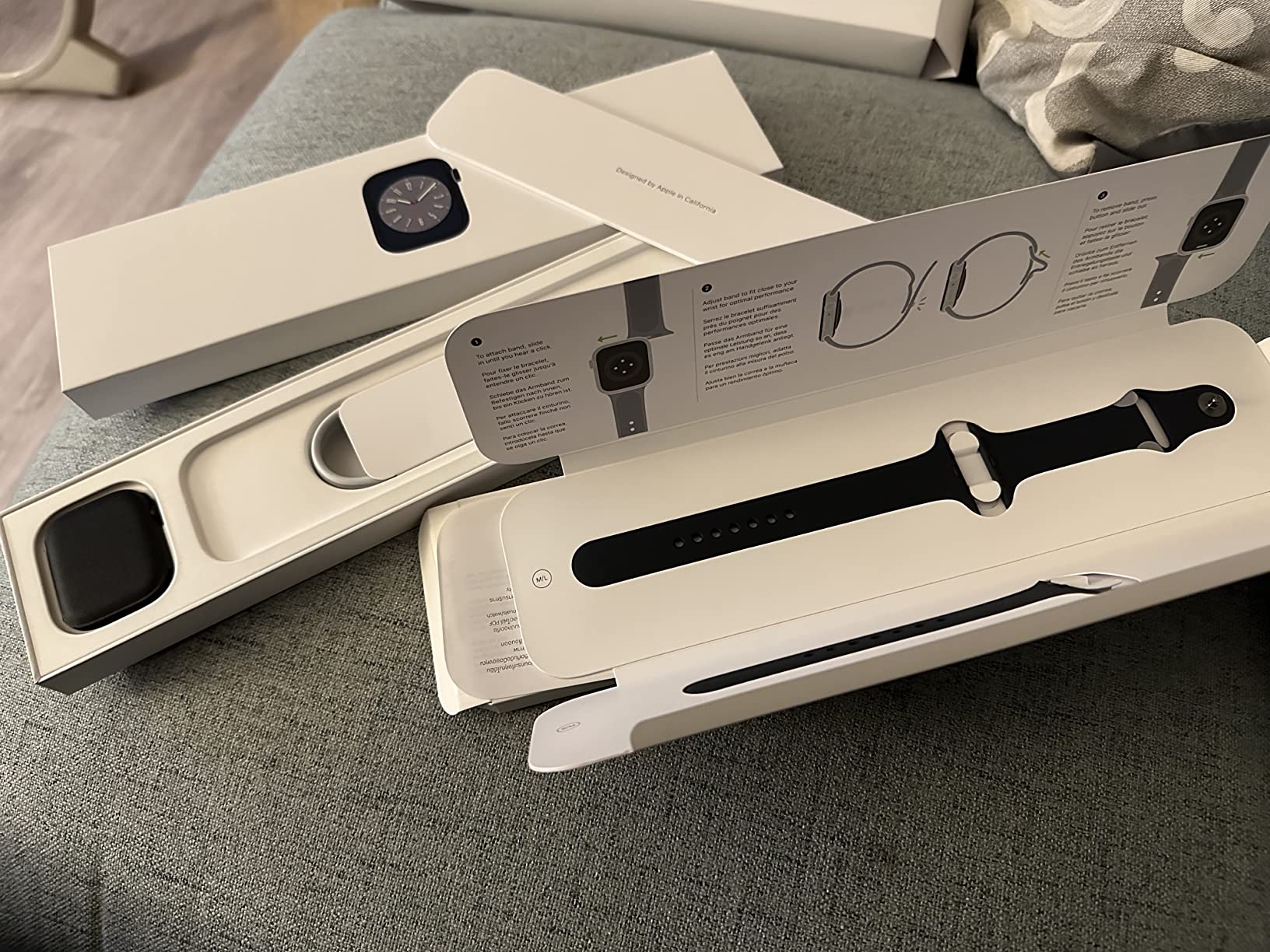 Apple Watch Series 8 GPS 45mm Smartwatch Mezzanotte