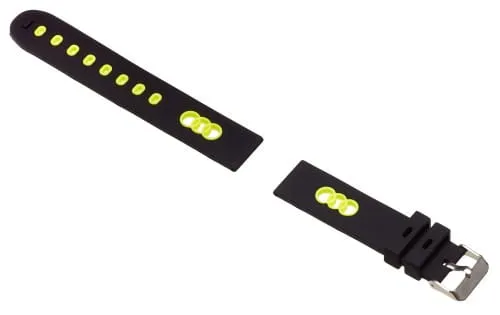 Garett Sport 14 cinturino silicone nero-giallo 20 mm