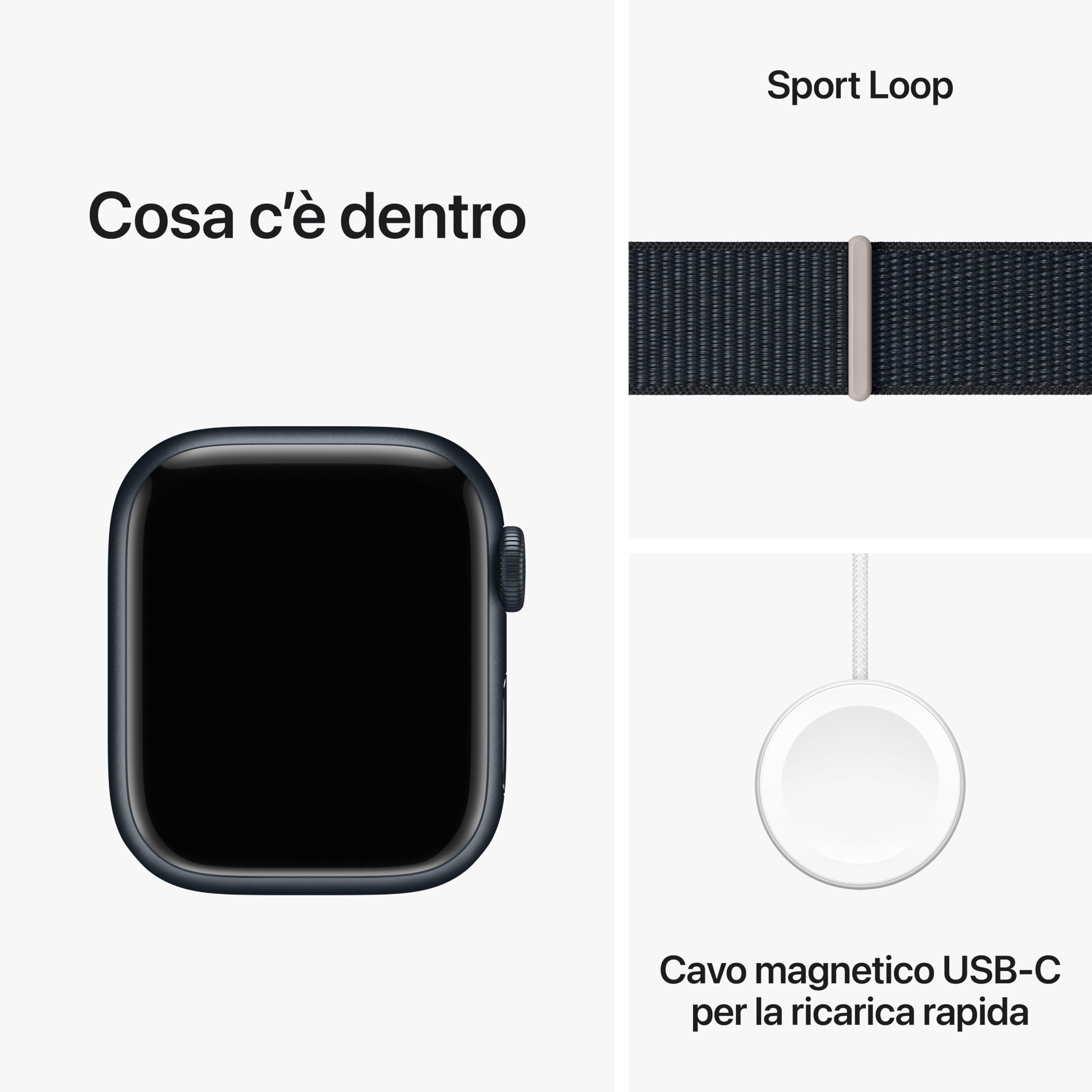Apple Watch Series 9 41mm smartwatch cellular mezzanotte