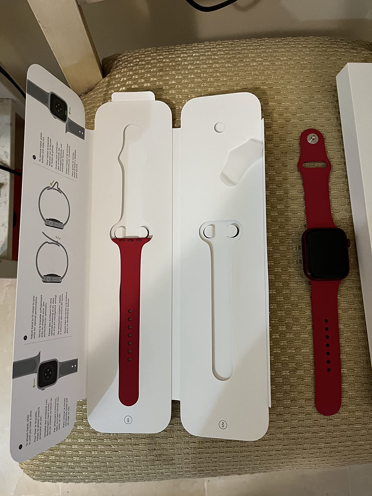 Apple Watch Series 7 41mm smartwatch GPS+Cellular RED alluminio