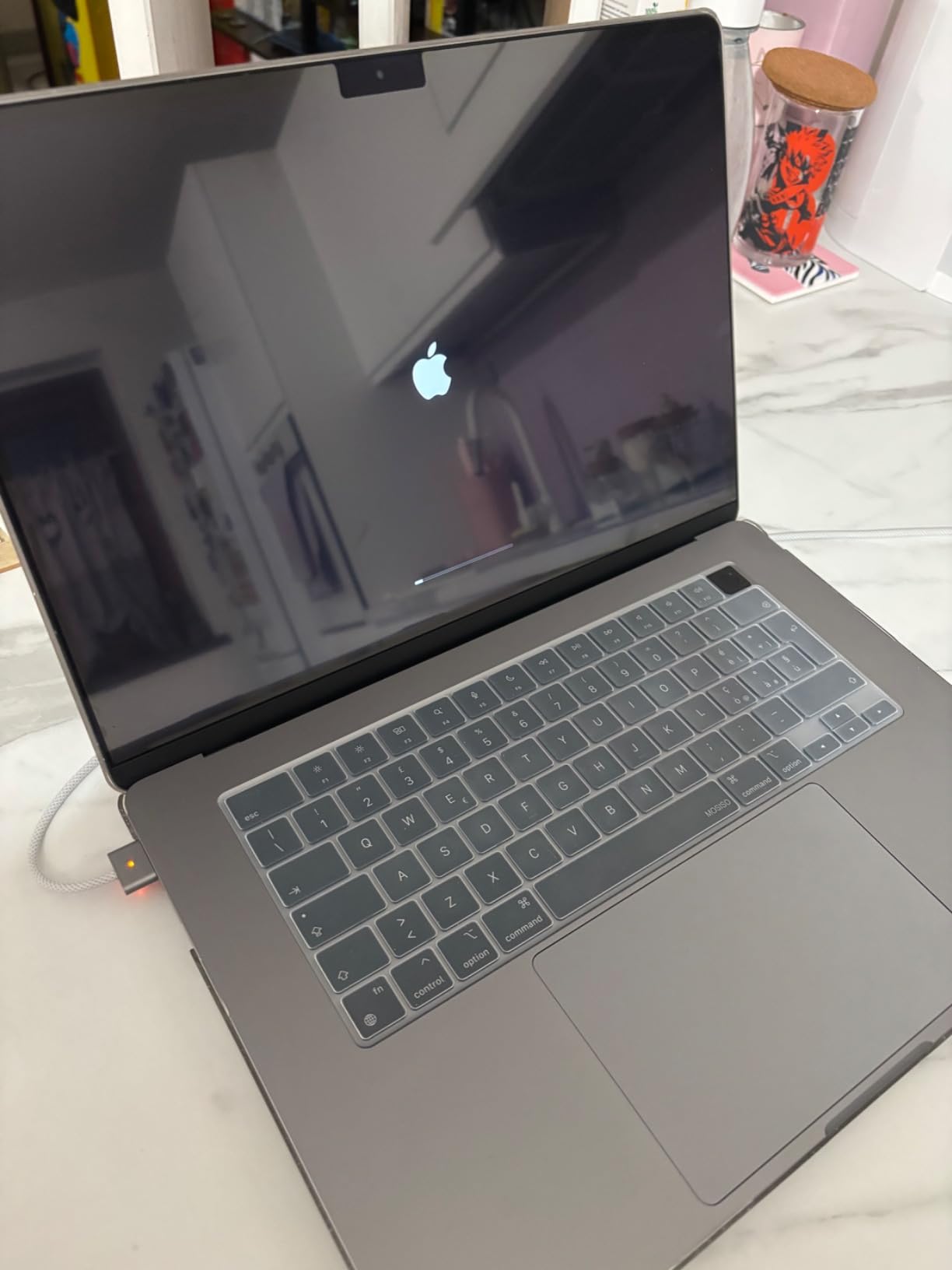 Apple MacBook Air 15,3" portatile M3 8GB 256GB mezzanotte