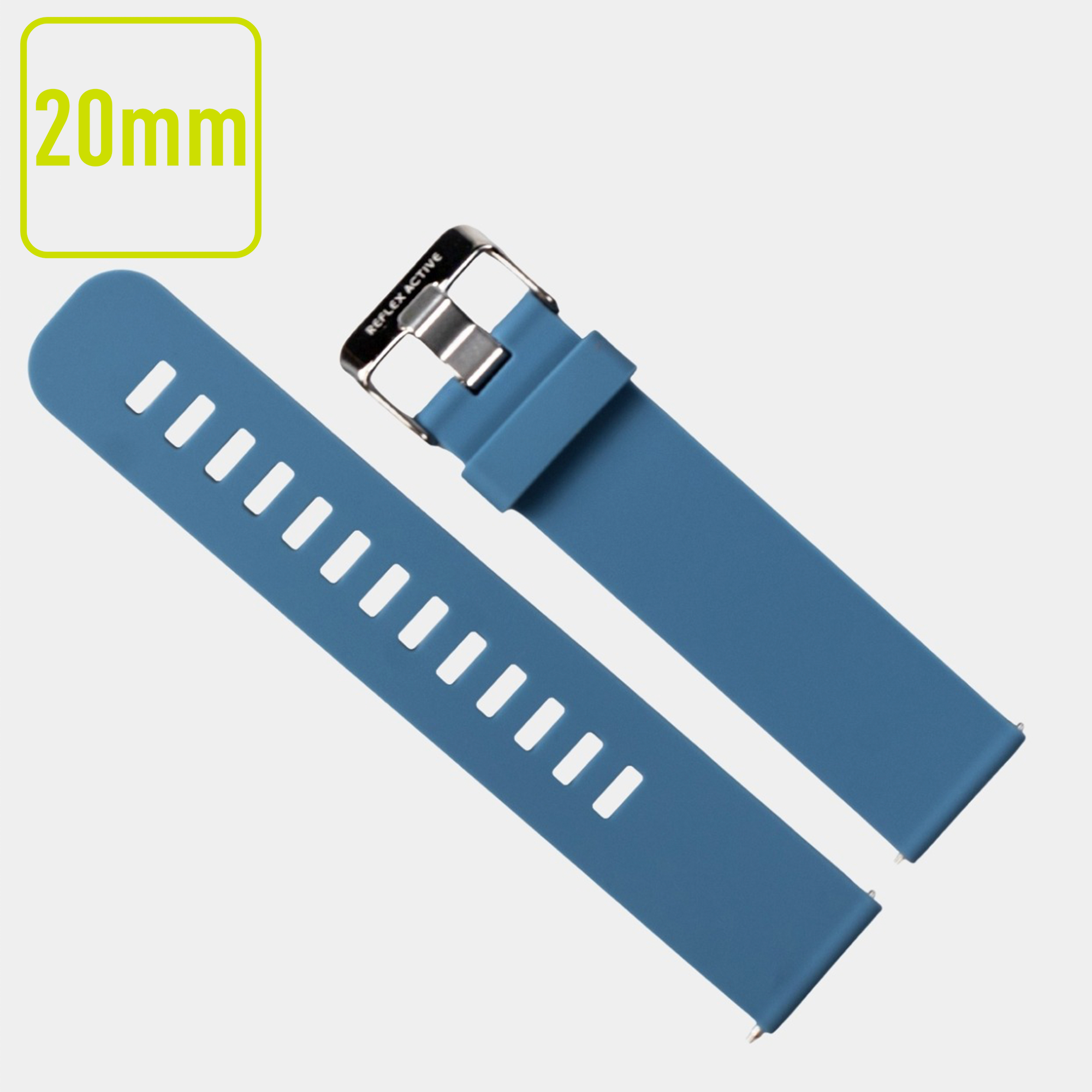 Reflex Active cinturino silicone blu denim 20mm