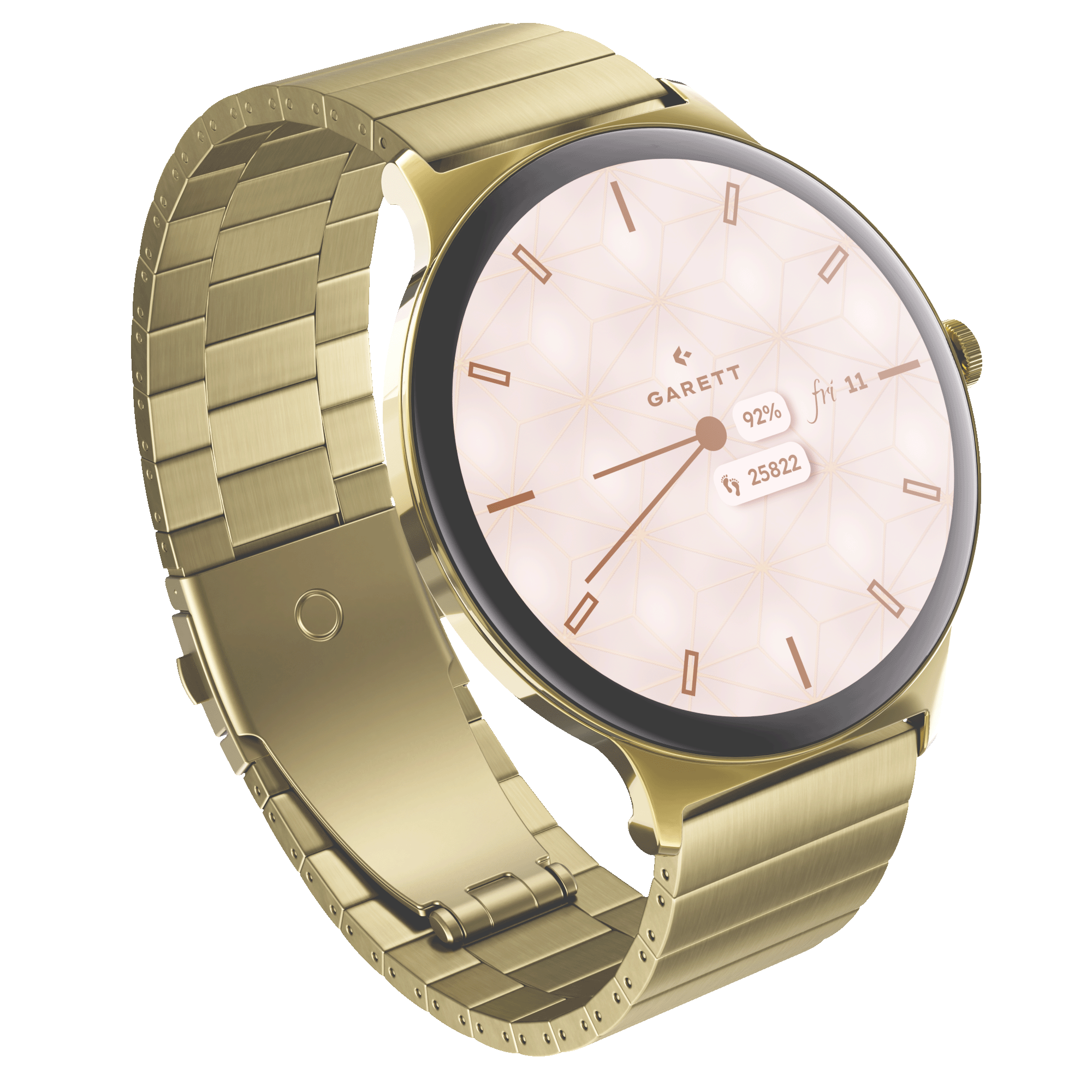 Garett Verona 2 smartwatch oro acciaio AMOLED