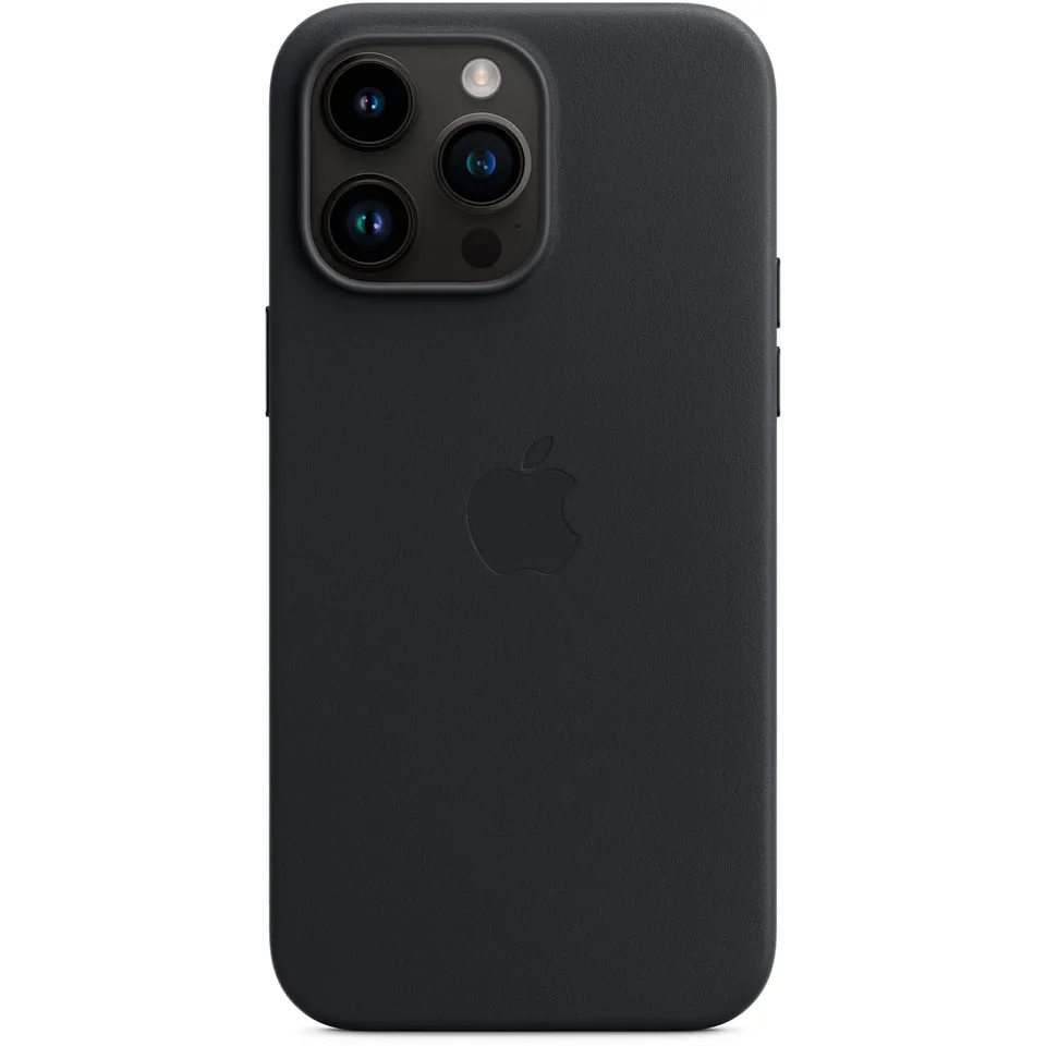 Apple iPhone 14 Pro custodia in pelle MagSafe mezzanotte