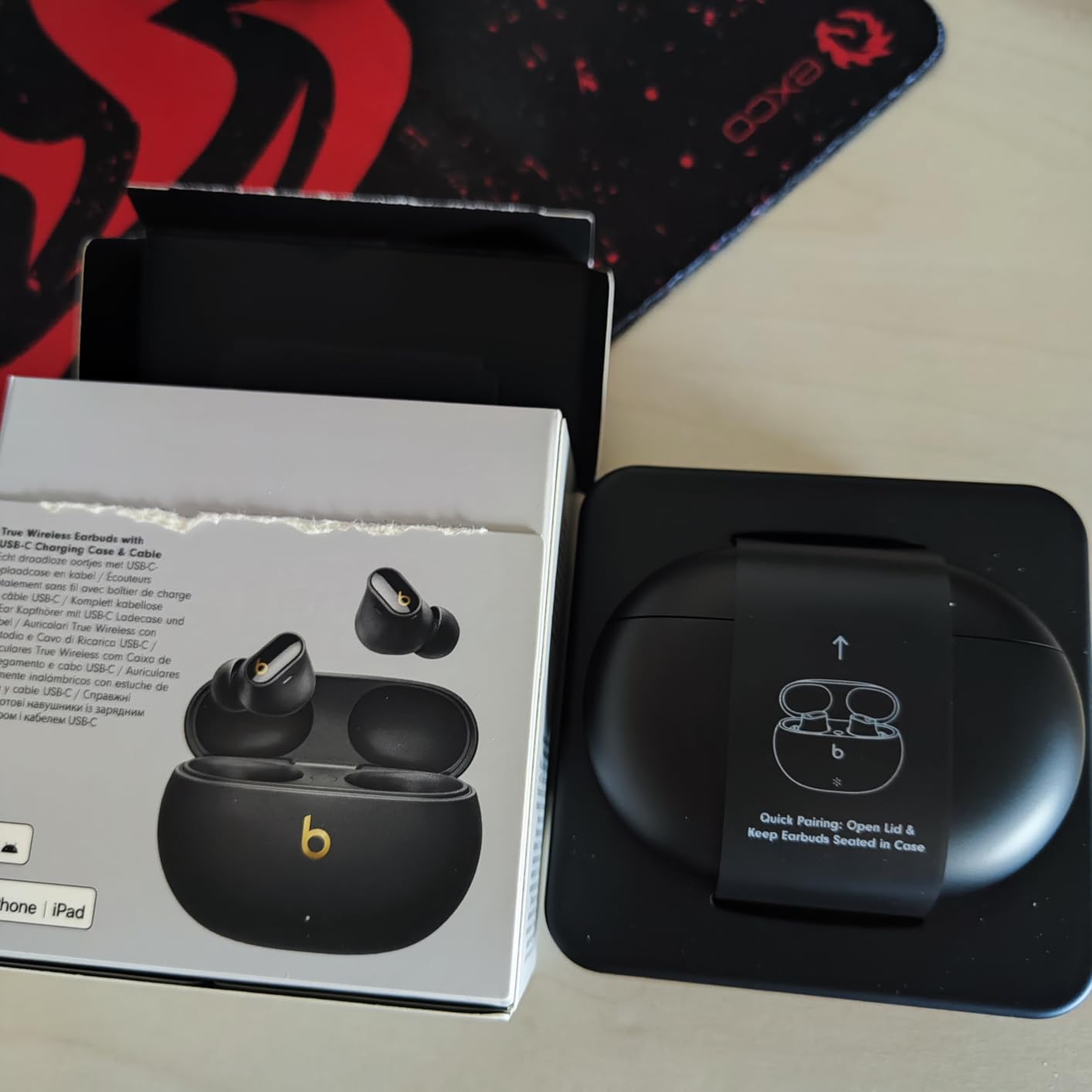 Beats Studio Buds+ auricolari wireless nero e oro ANC