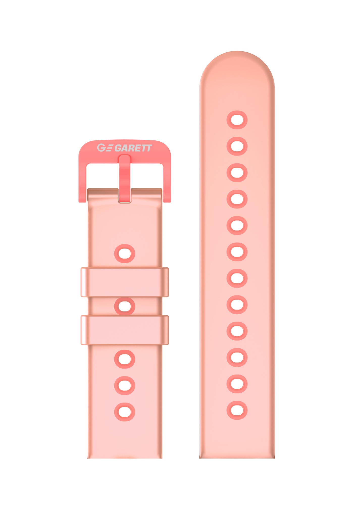 Garett Kids Twin 4G cinturino rosa silicone 20 mm