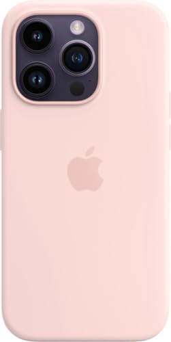 Apple iPhone 14 Pro custodia silicone MagSafe rosa creta