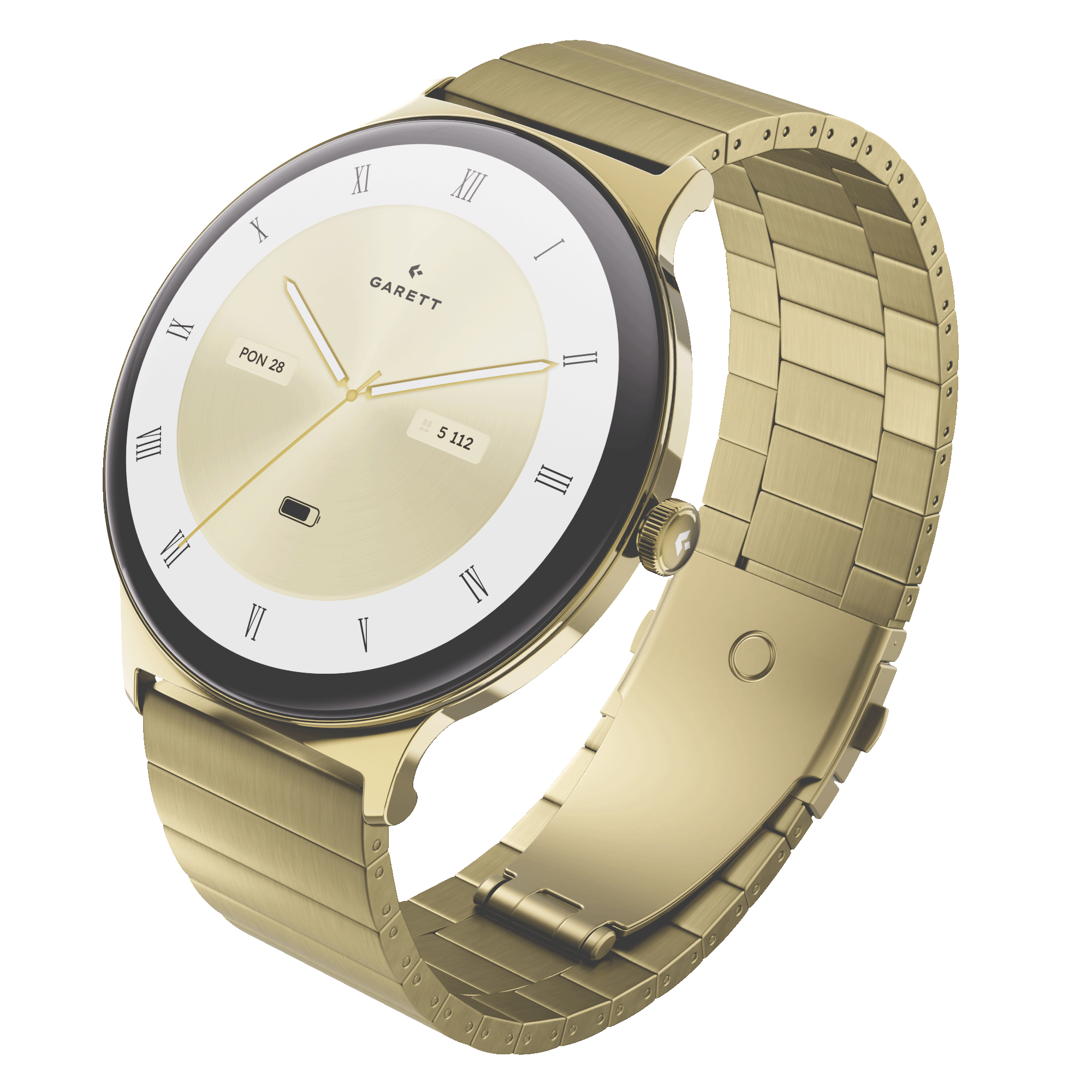 Garett Verona 2 Glow smartwatch oro acciaio AMOLED