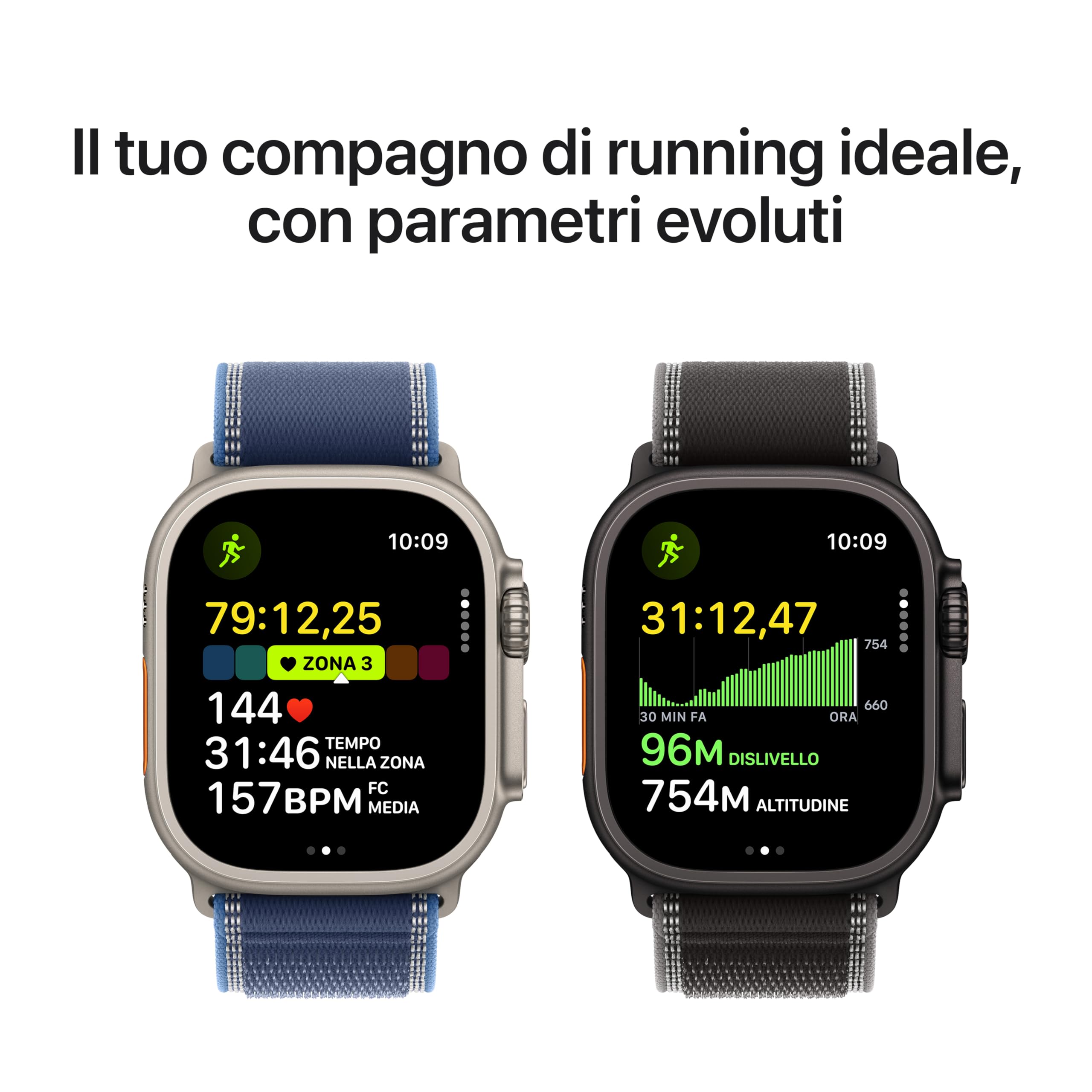 Apple Watch Ultra 3 smartwatch 49mm titanio nero Small GPS
