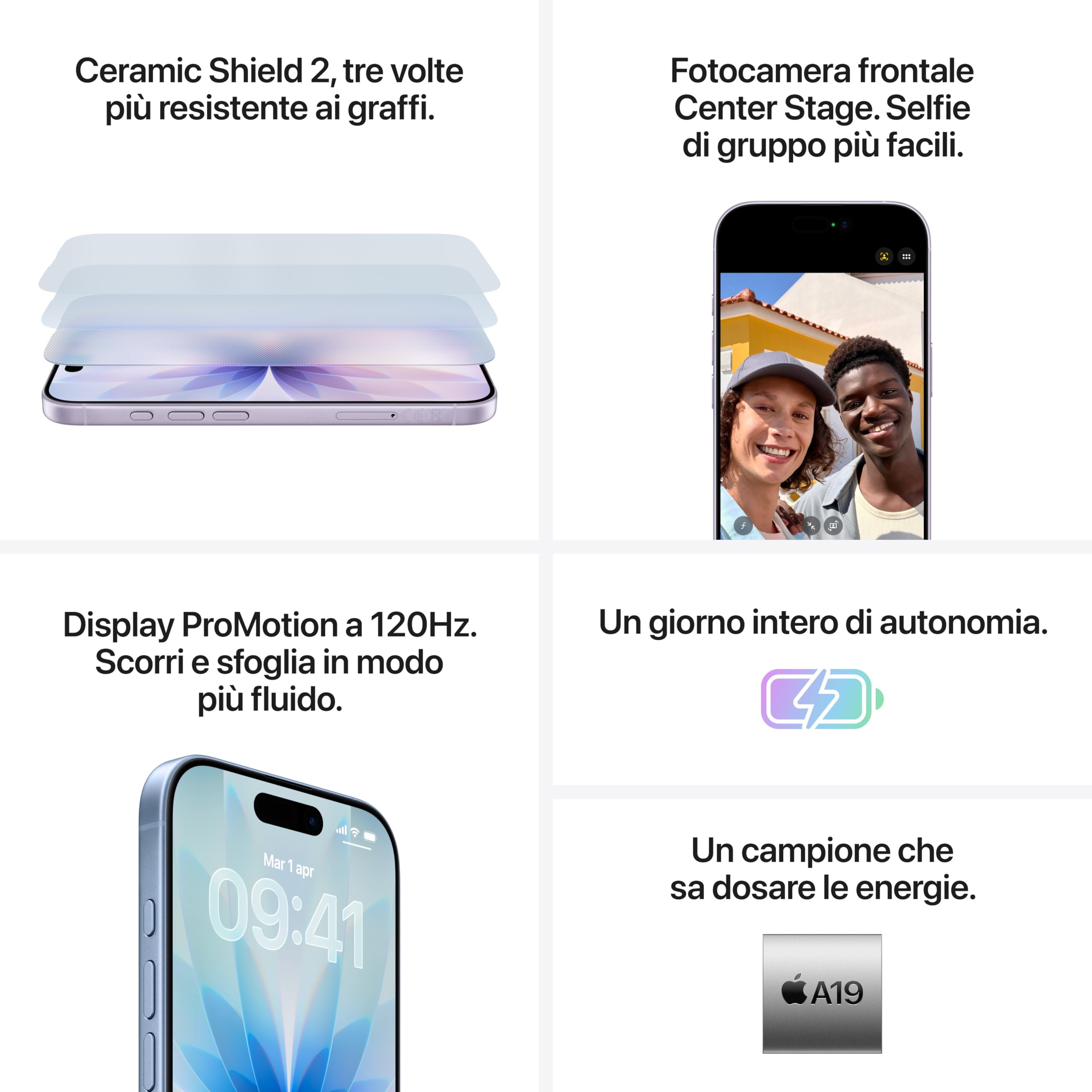 Apple iPhone 17 smartphone 6,3" 256GB Nero