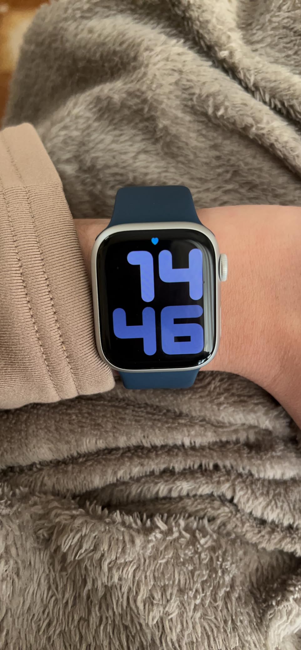 Apple Watch Series 9 41mm smartwatch GPS argento S/M