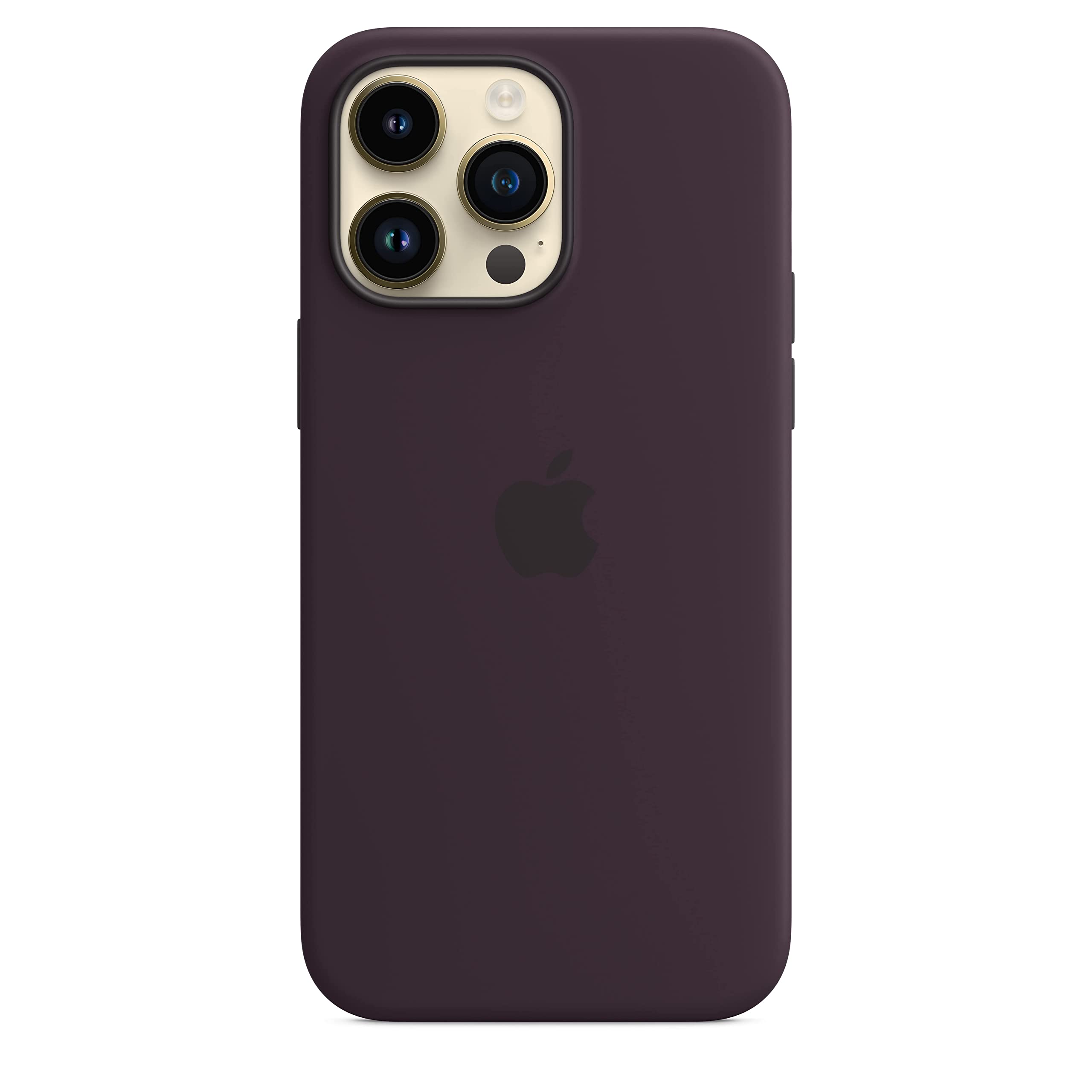 Apple custodia silicone MagSafe iPhone 14 Pro Max viola sambuco