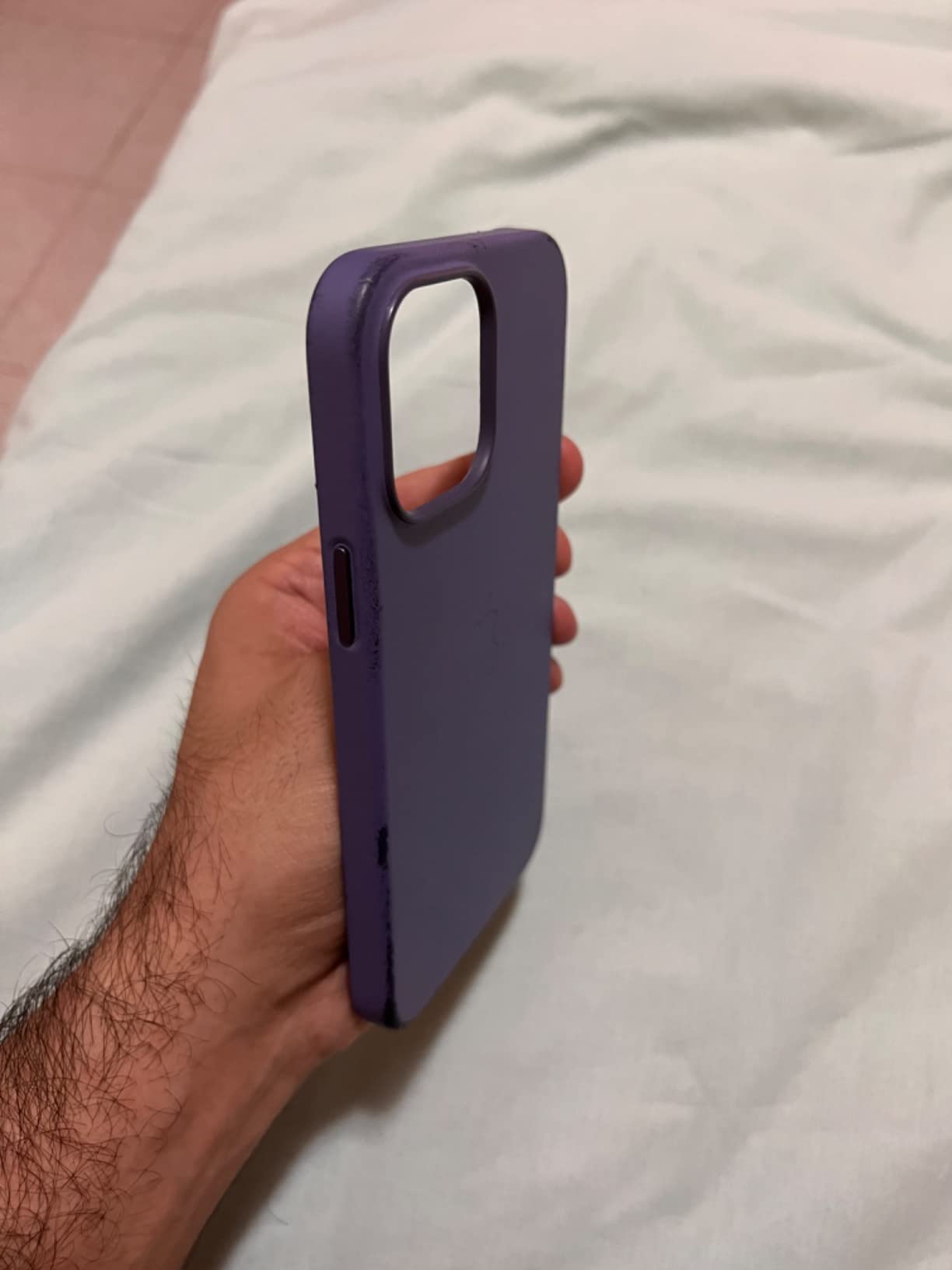 Apple iPhone 13 Pro Max custodia pelle nespola MagSafe