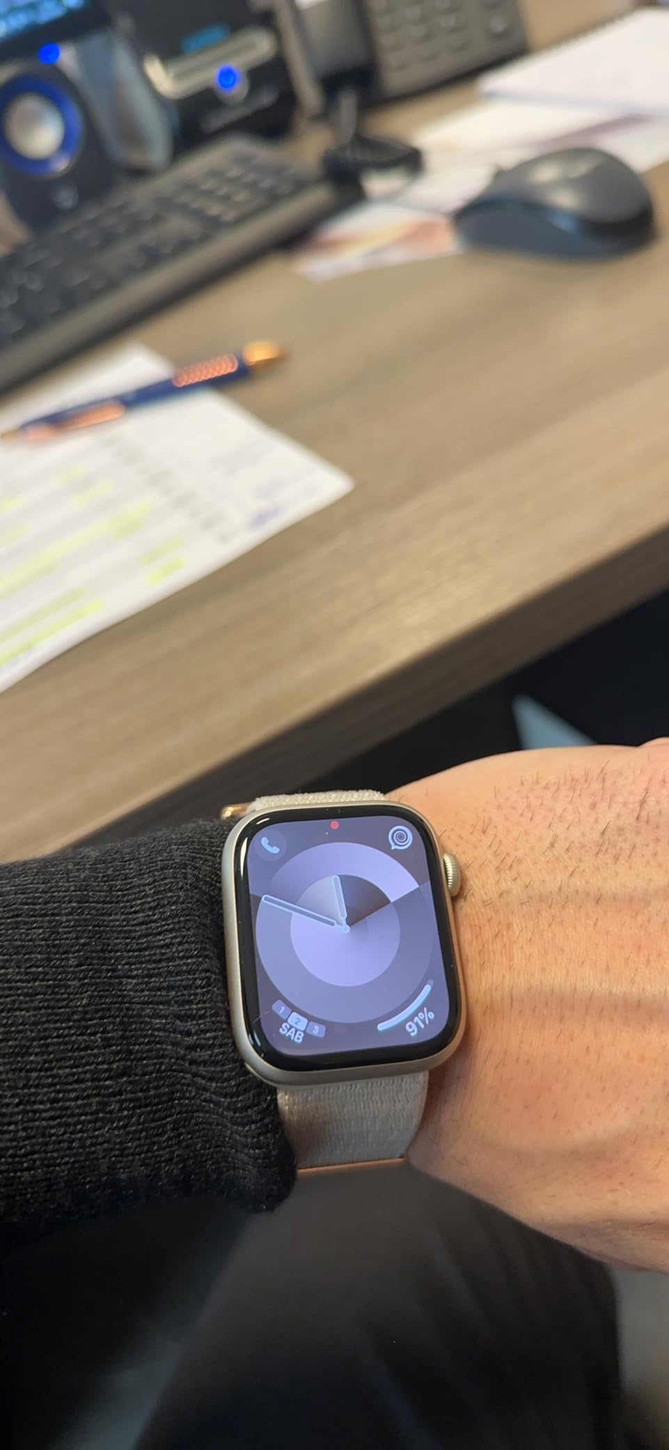 Apple Watch Series 9 GPS Cellular 45mm smartwatch argento ECG