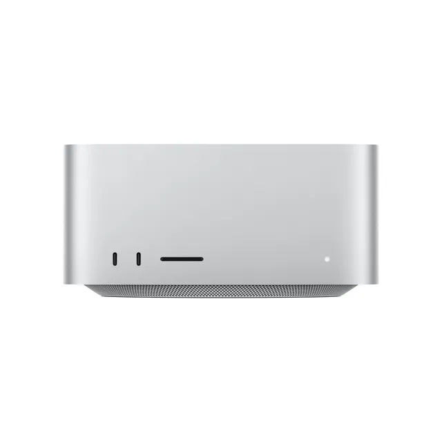 Apple Mac Studio M5 Max desktop argento chip AI