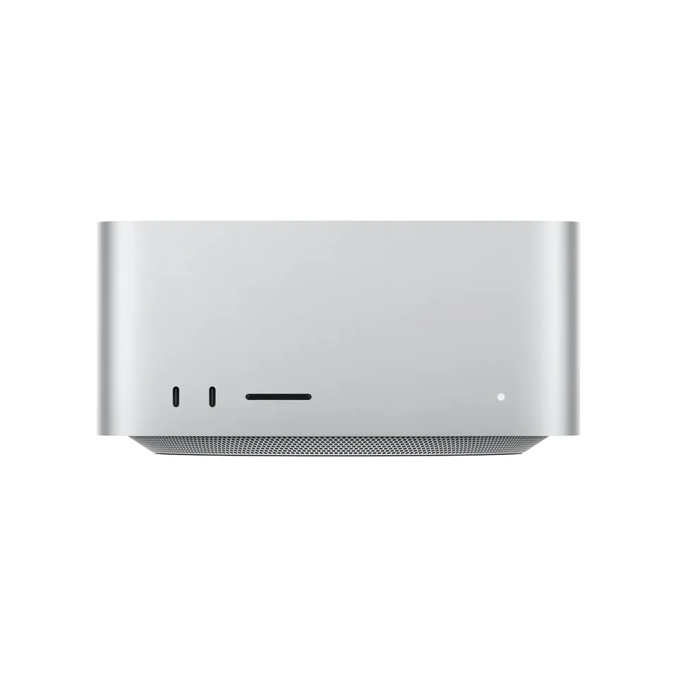 Apple Mac Studio M5 Max desktop argento chip AI