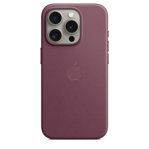 Apple FineWoven Custodia iPhone 15 Pro Gelso MagSafe