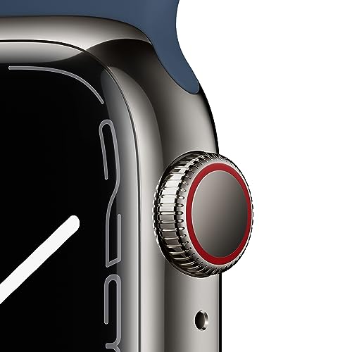 Apple Watch Series 7 smartwatch 41mm grafite blu abisso ECG