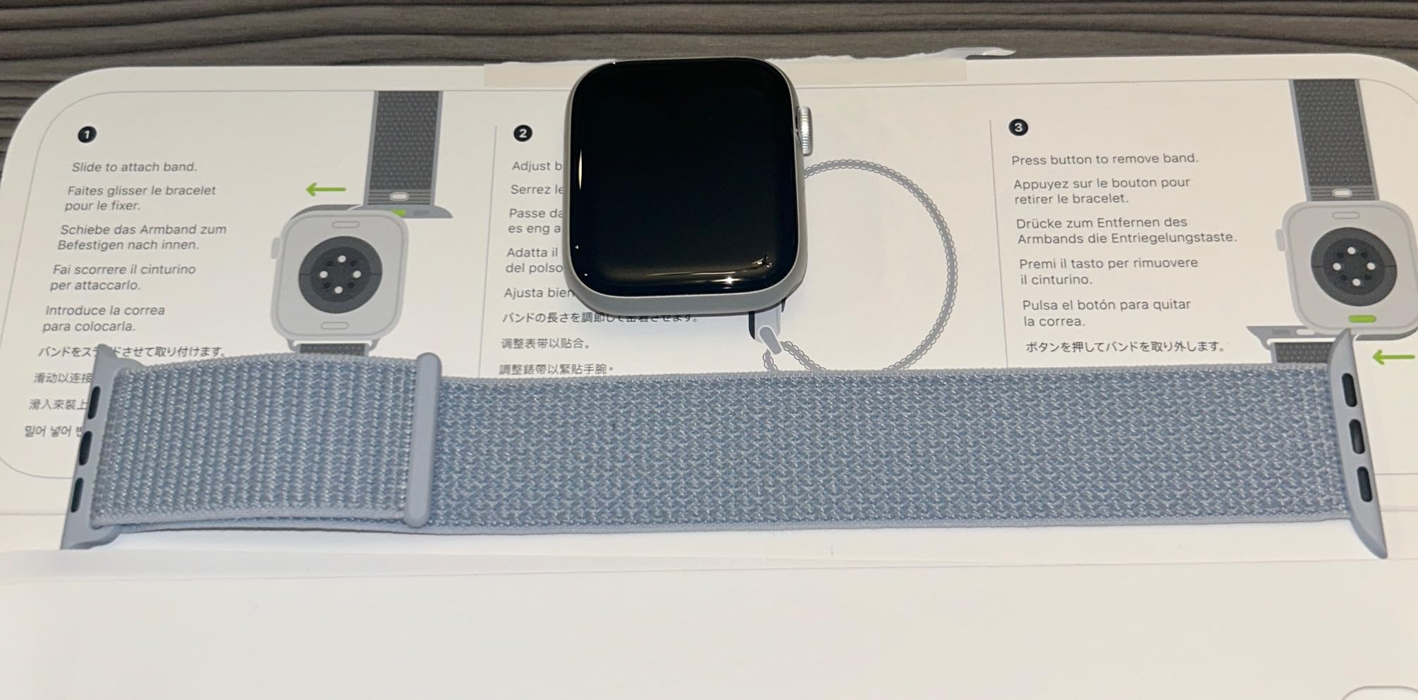 Apple Watch SE 2 gen GPS 44 mm smartwatch Argento Nuvola azzurra