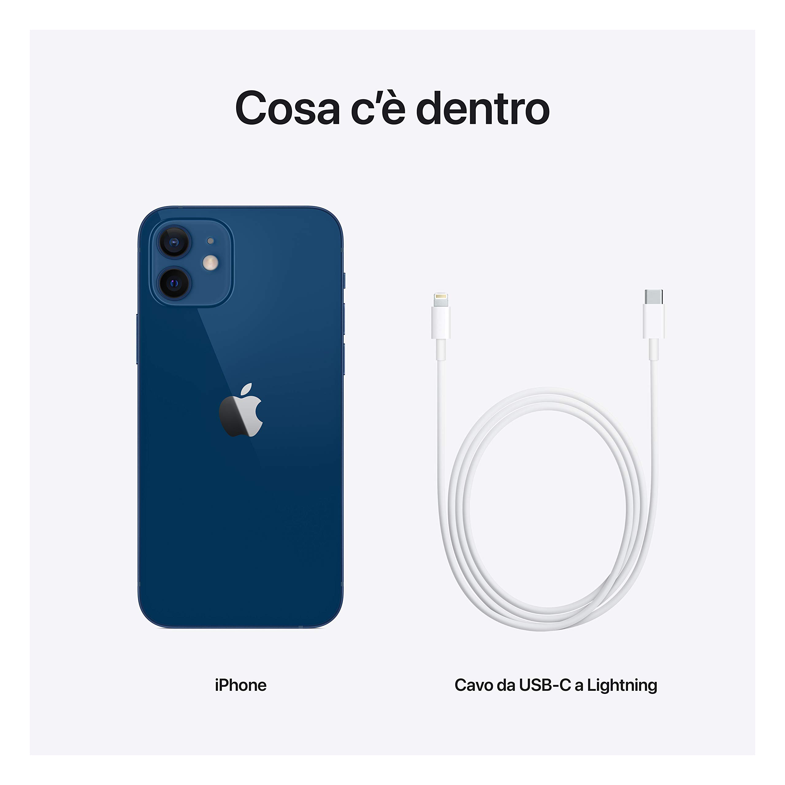 Apple iPhone 12 smartphone 256GB Azzurro 5G