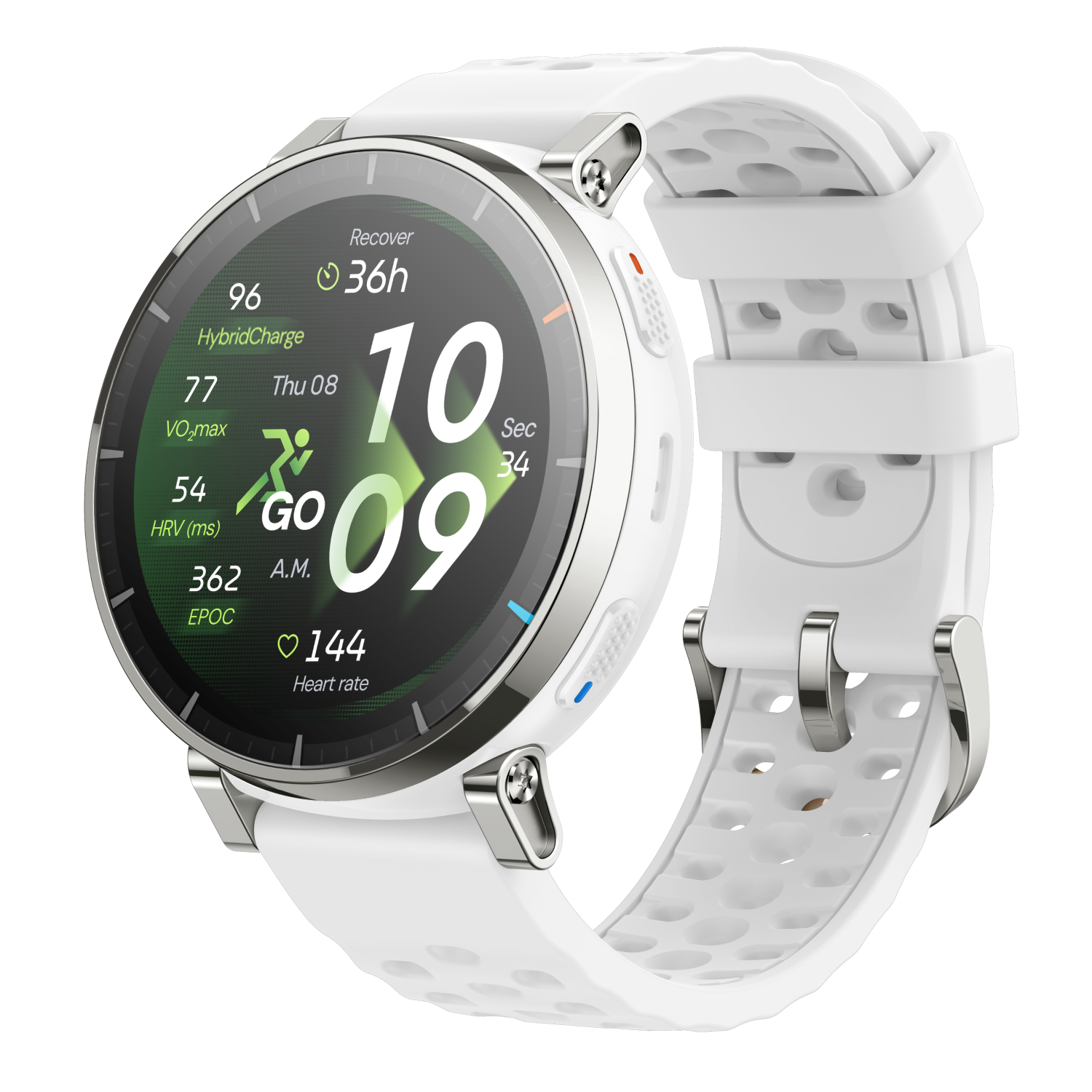 Amazfit Active 3 Premium smartwatch Apex Silver AMOLED