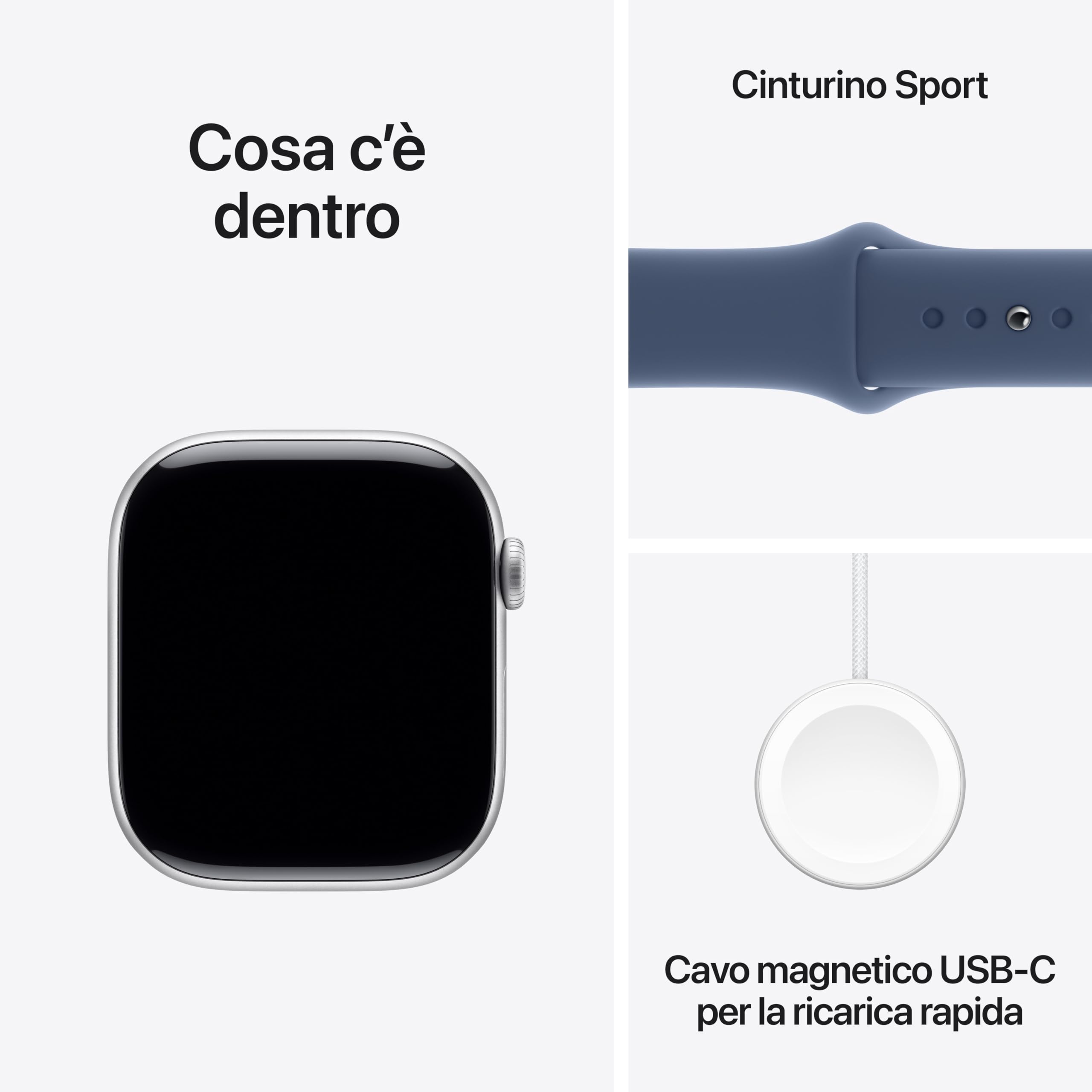 Apple Watch Series 10 46mm smartwatch GPS Cellular denim ECG