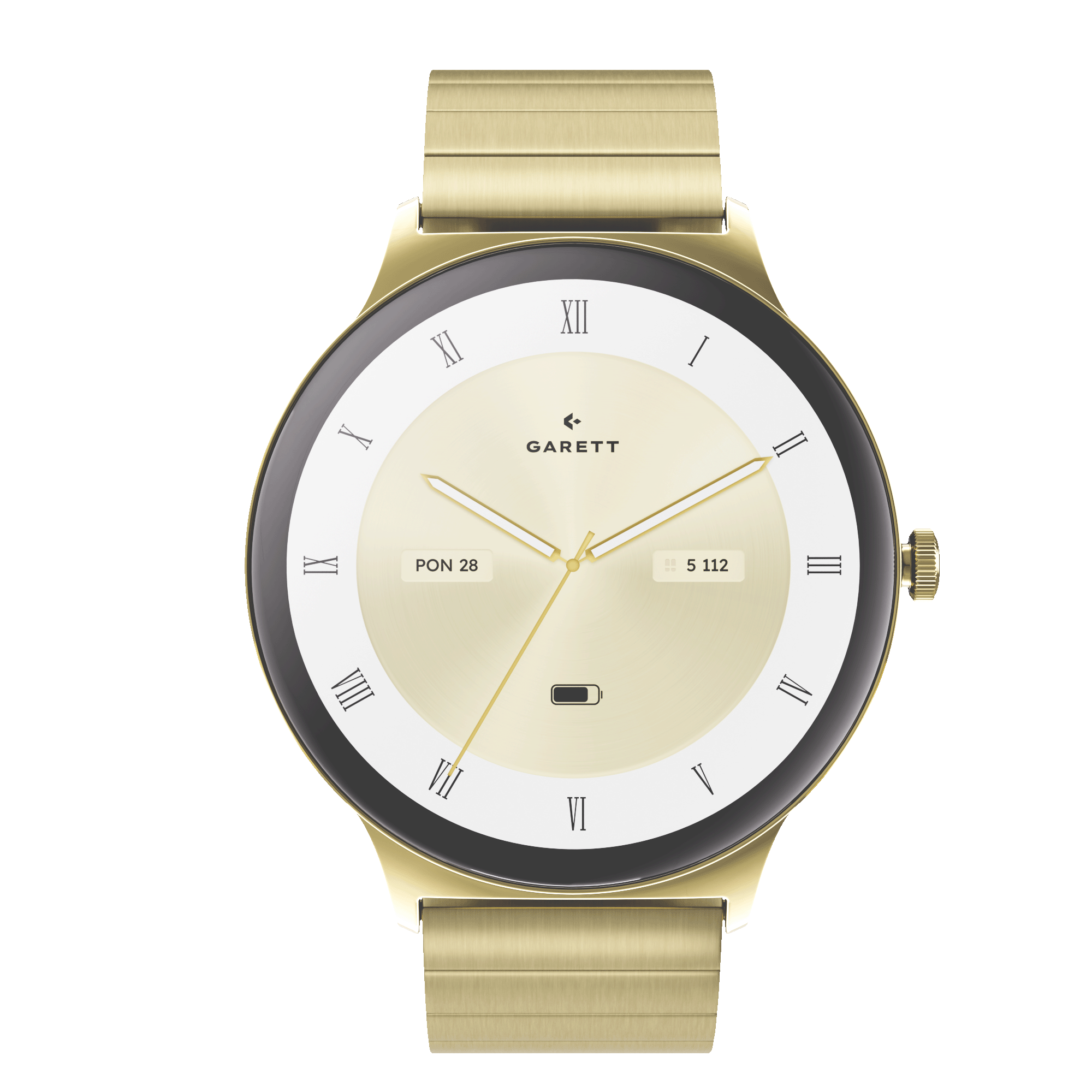 Garett Verona 2 Glow smartwatch oro acciaio AMOLED