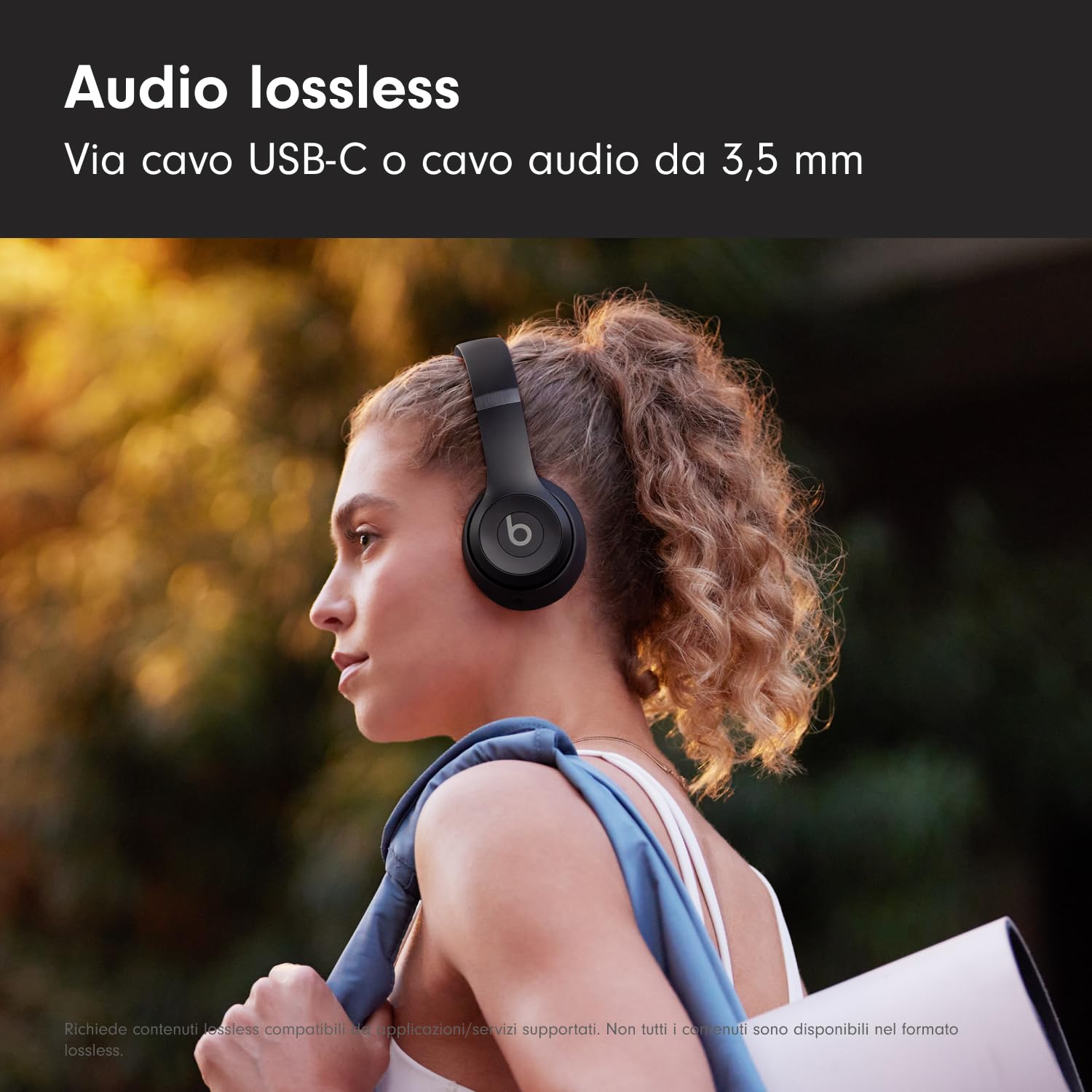 Beats Solo 4 Cuffie On-Ear Nero Opaco 50 Ore Autonomia