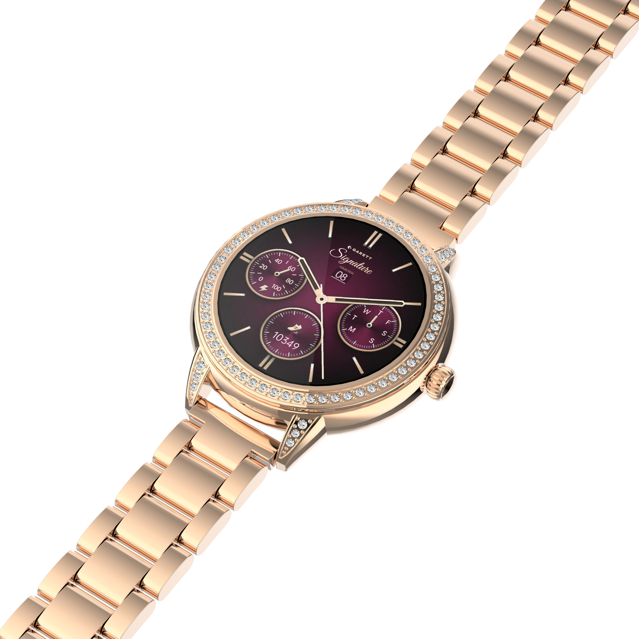 Garett Stella smartwatch acciaio oro rosa