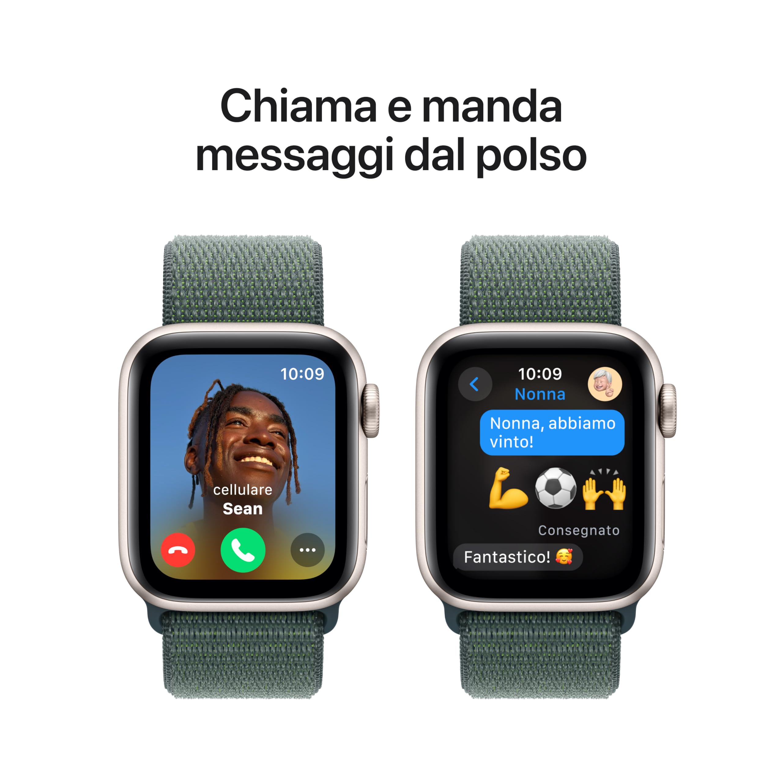 Apple Watch SE 2 gen GPS 40 mm smartwatch Galassia Verde lago