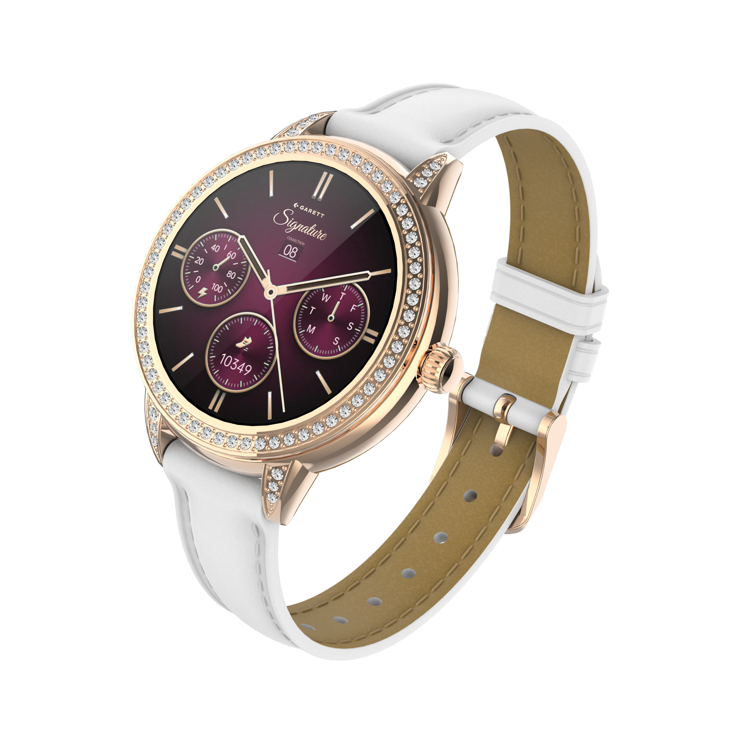 Garett Stella smartwatch acciaio oro rosa