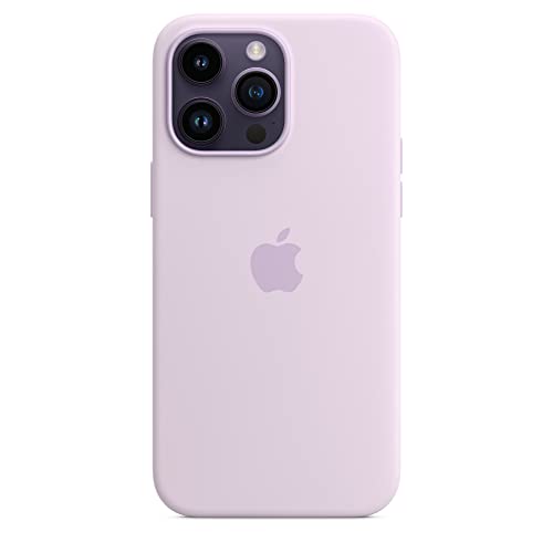 Apple iPhone 14 Pro Max custodia silicone MagSafe lilla