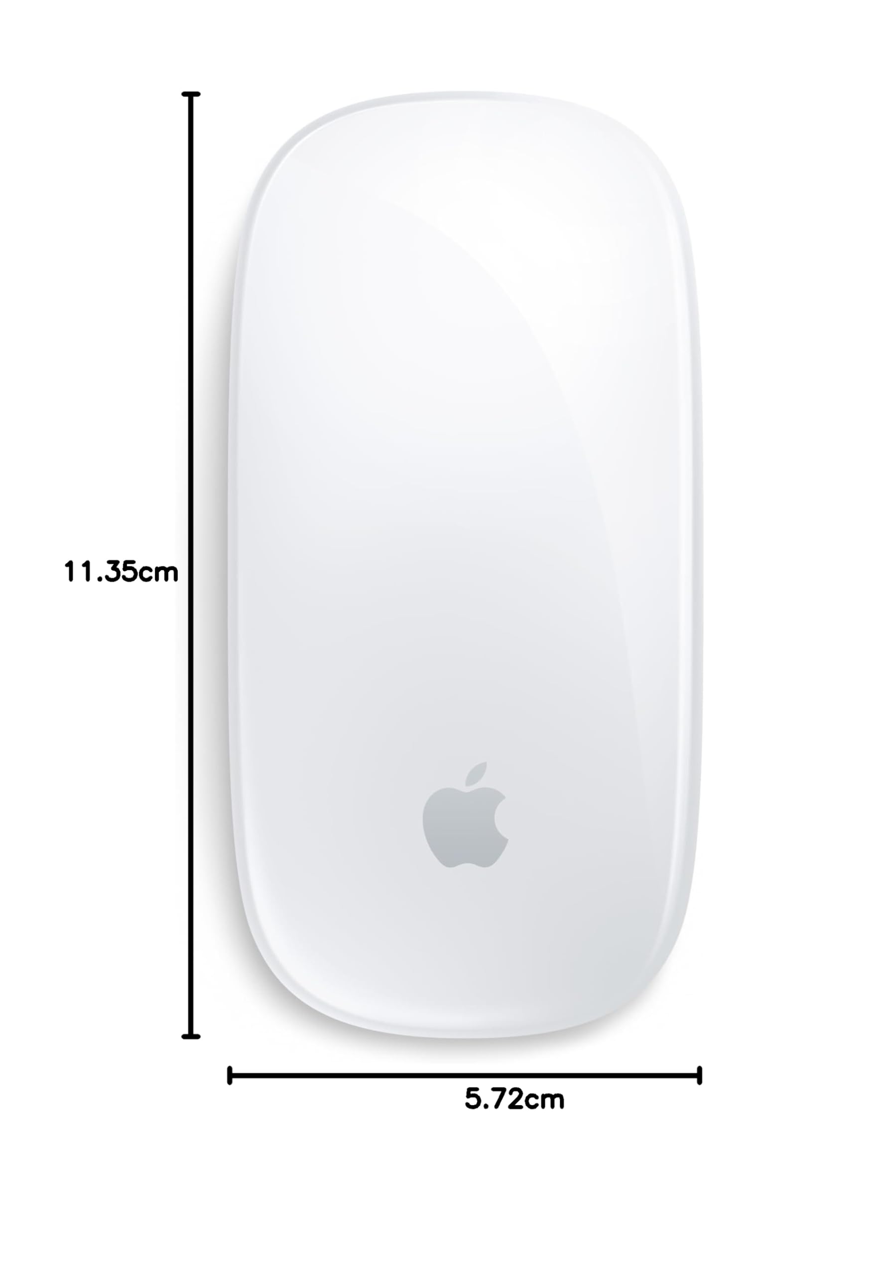 Apple Magic Mouse mouse bluetooth bianco ricaricabile Lightning