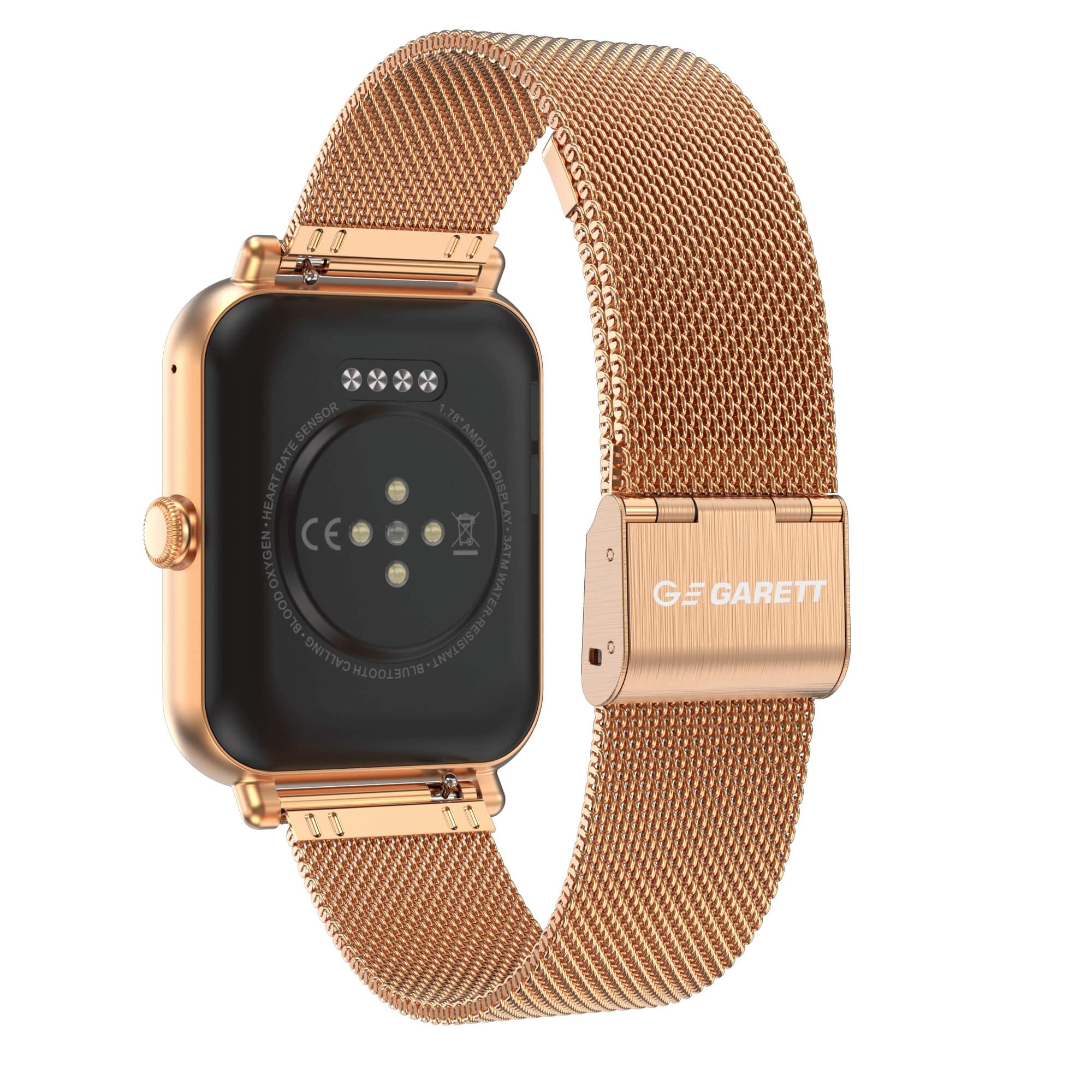 Garett GRC Classic smartwatch AMOLED oro acciaio